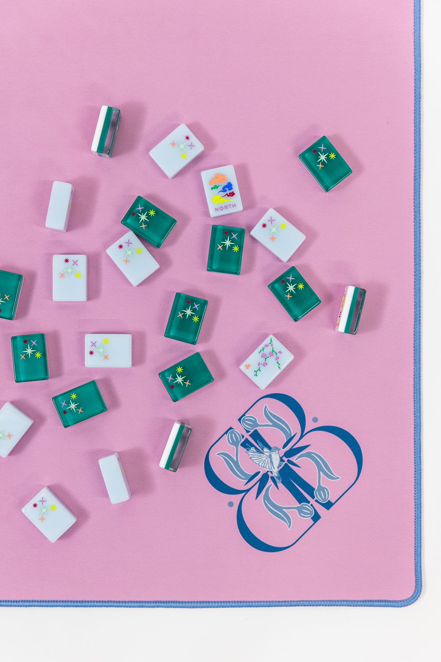 Vintage Plum Neoprene Mahjong Mat