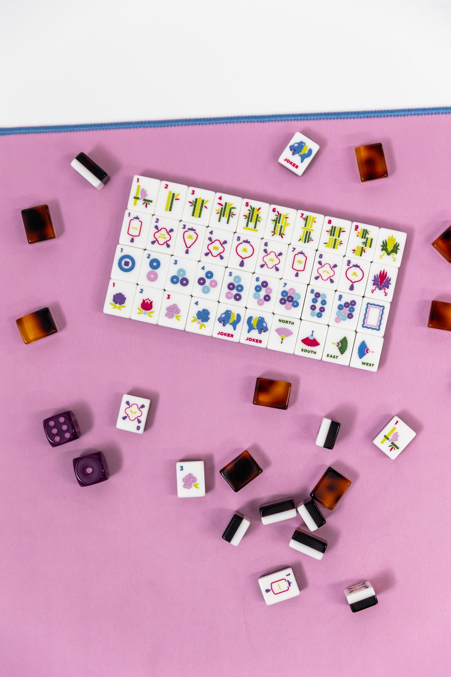 Travel Neoprene Mahjong Mat