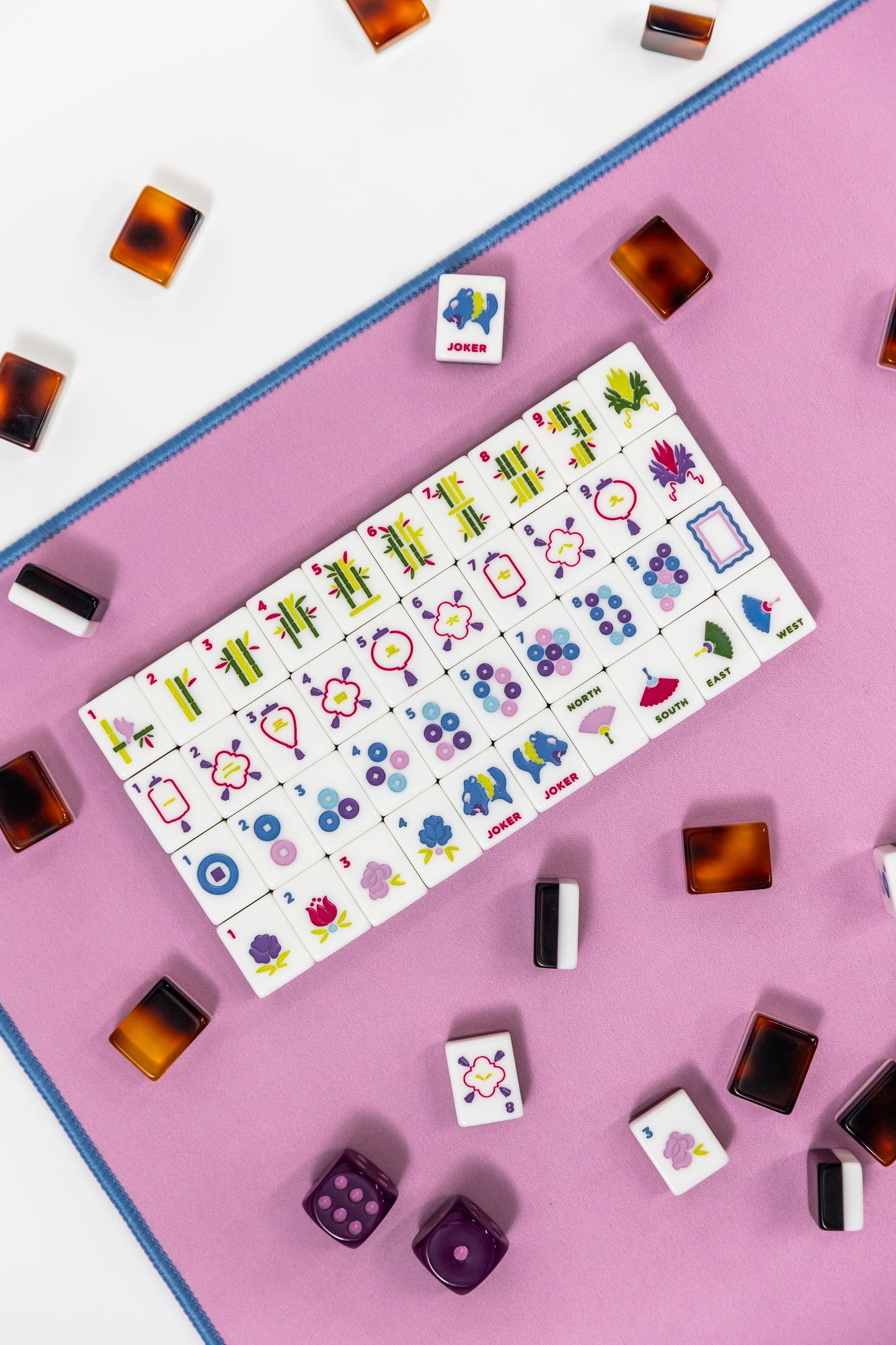 Travel Neoprene Mahjong Mat