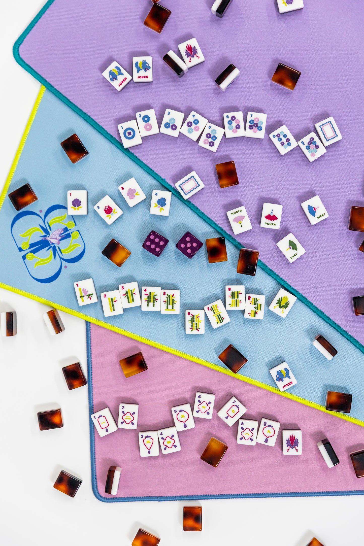 Travel Neoprene Mahjong Mat