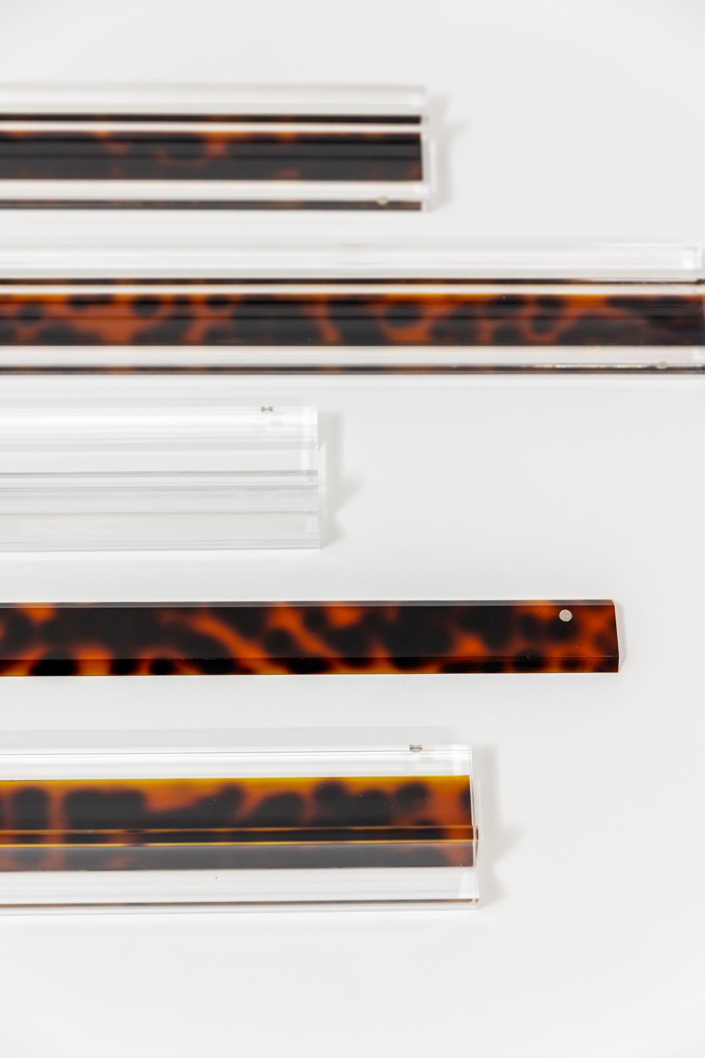 Lucite Mahjong Rack & Pusher Set