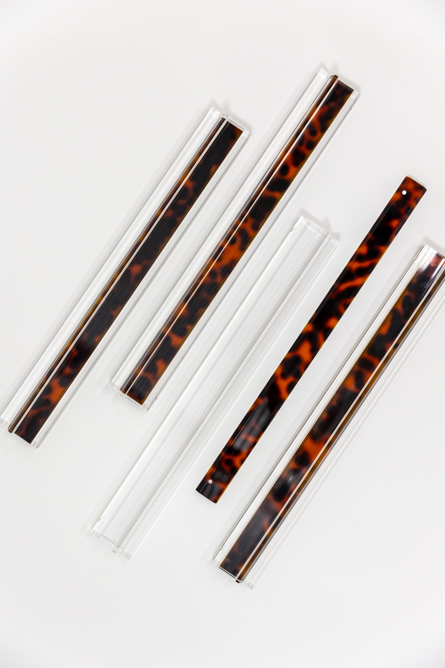 Lucite Mahjong Rack & Pusher Set