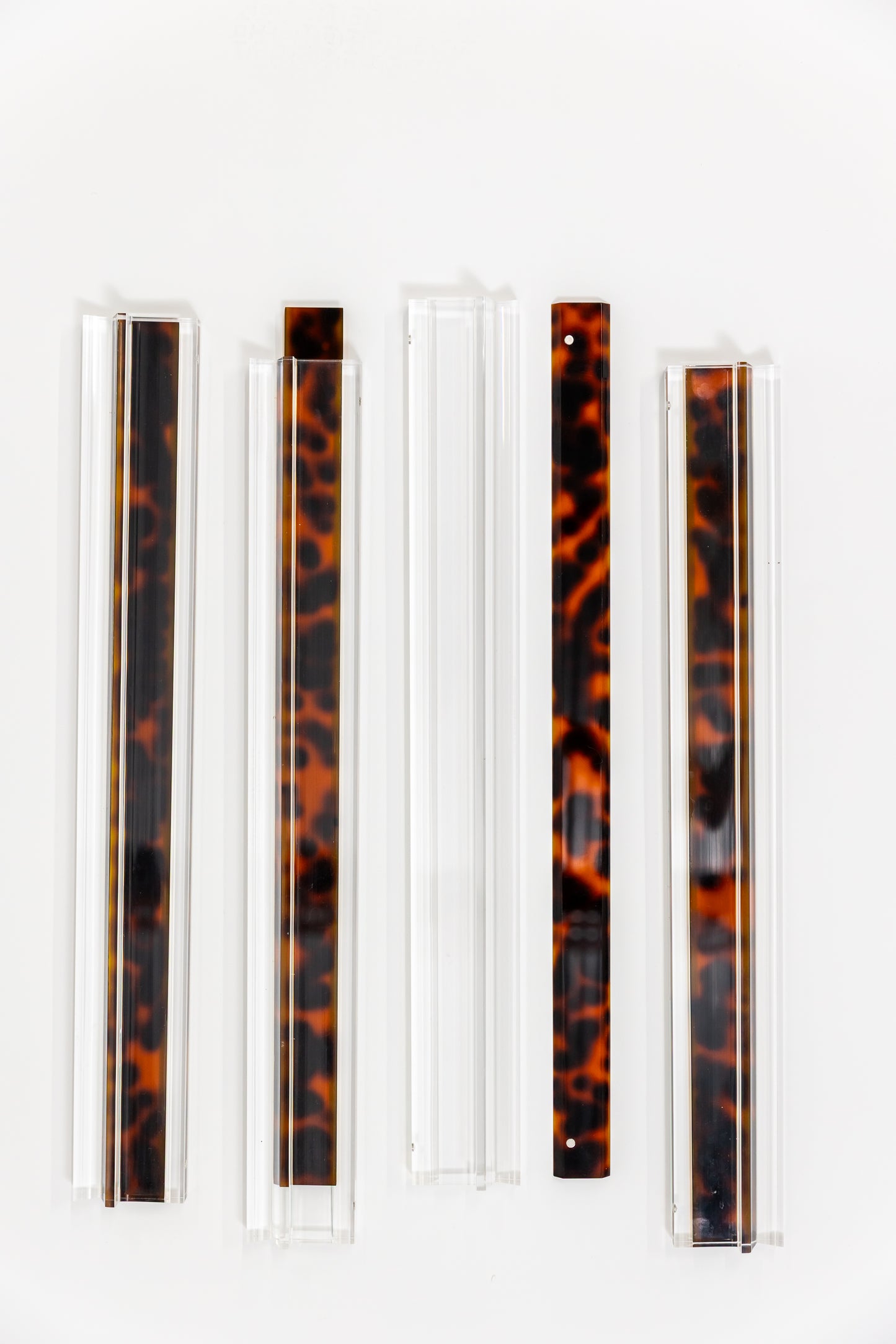 Lucite Mahjong Rack & Pusher Set