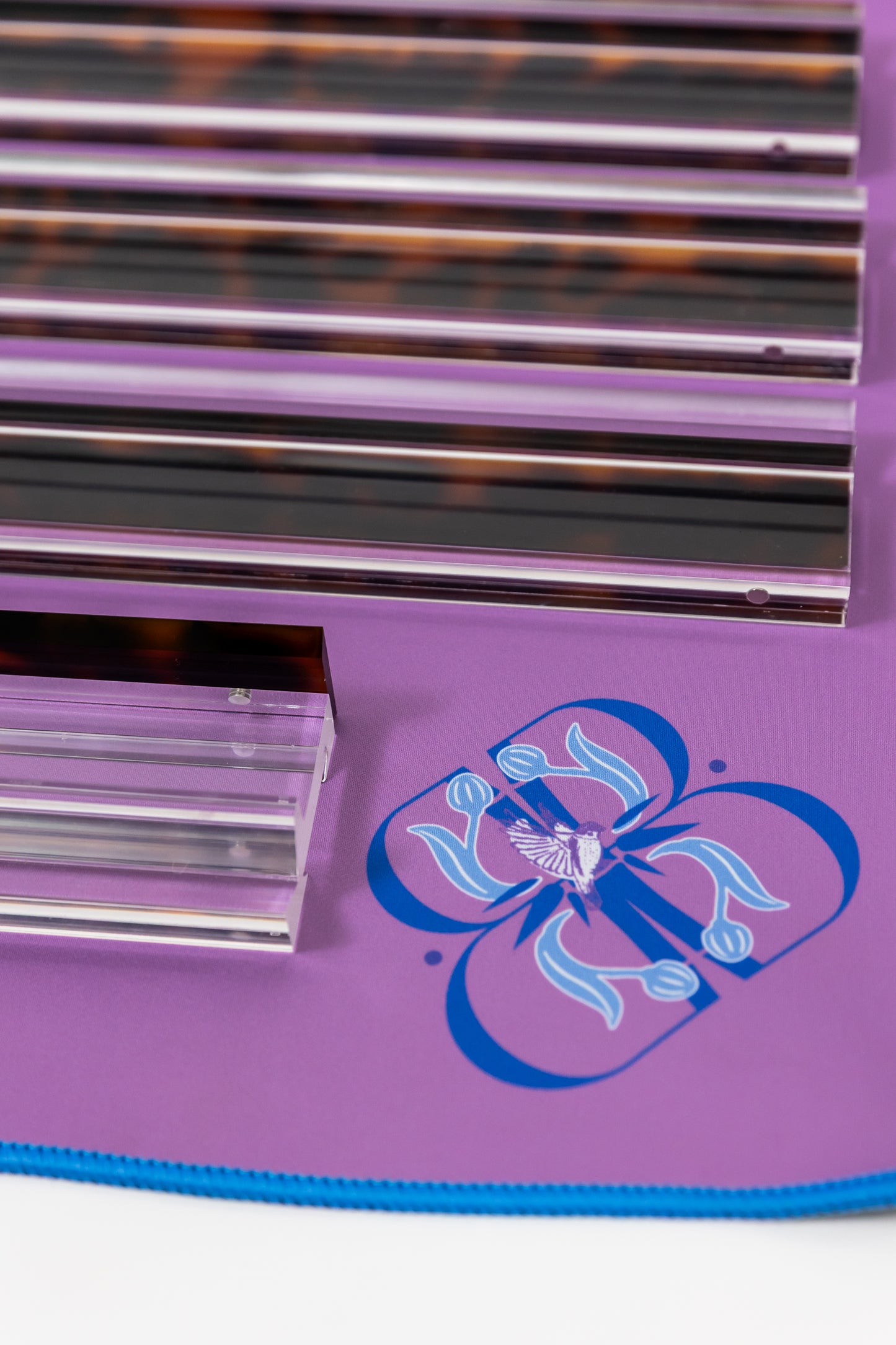 Lucite Mahjong Rack & Pusher Set