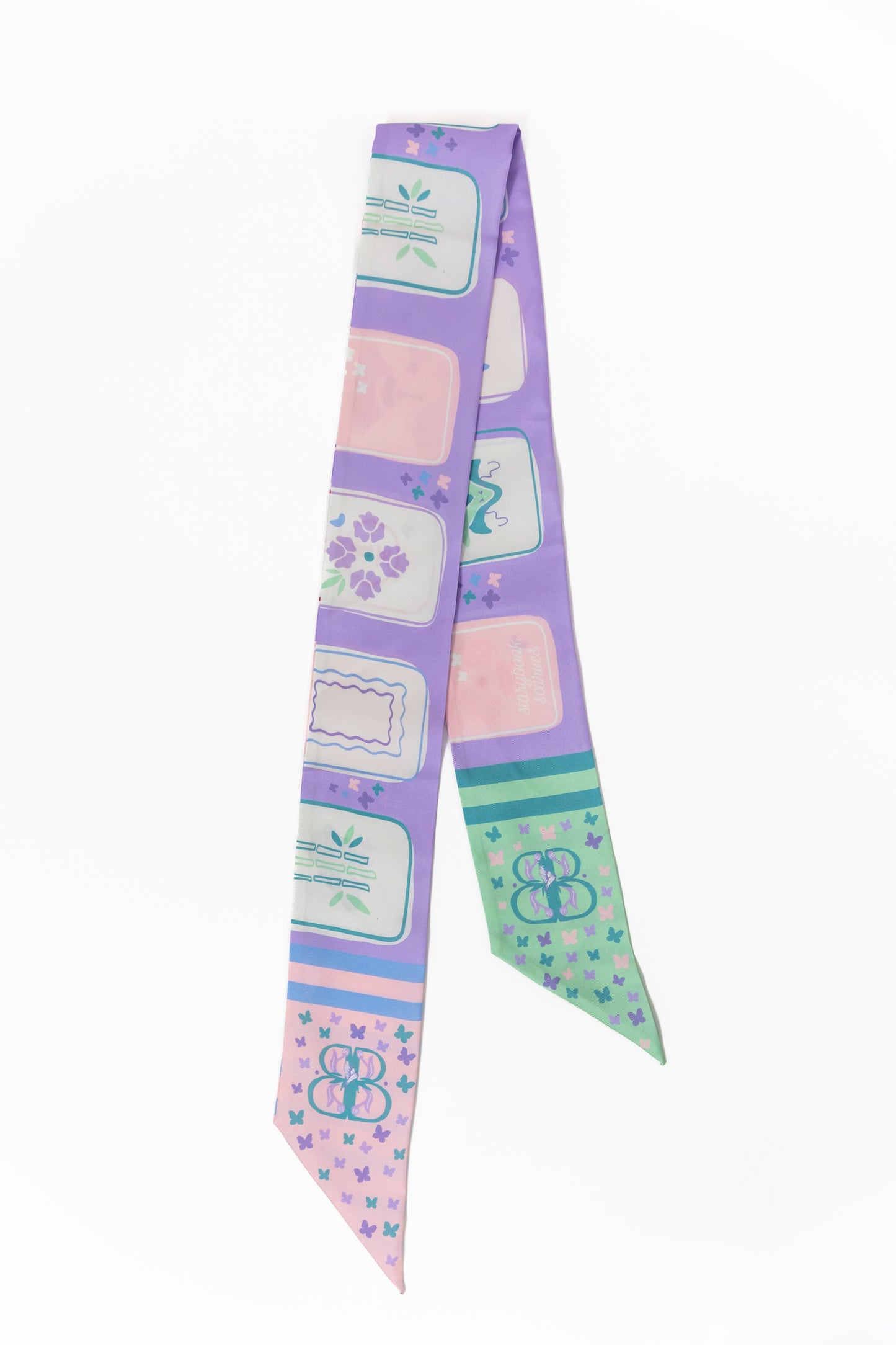 Storybook Scarves x Bam Bird Boutique Silk Twilly Scarves