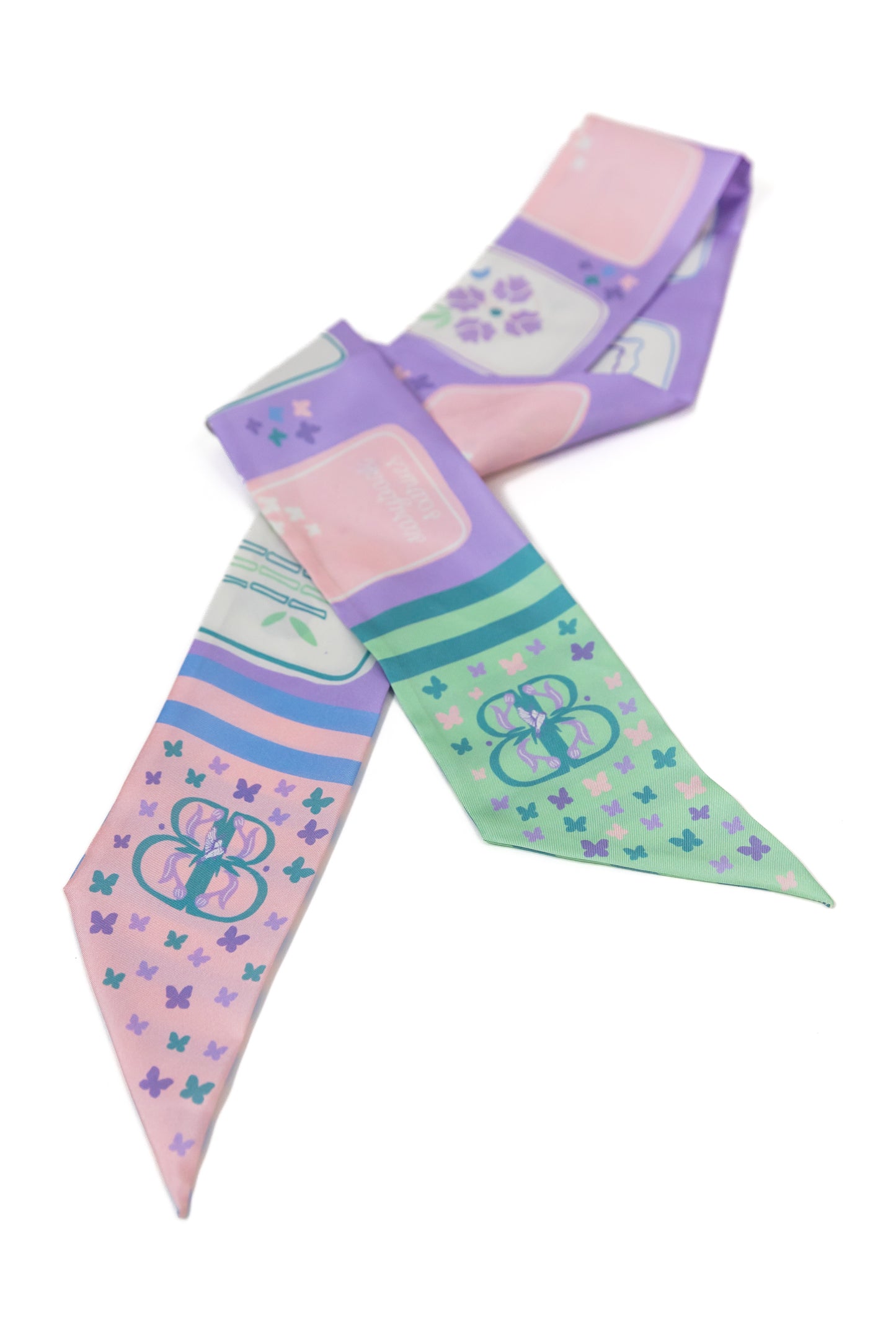 Storybook Scarves x Bam Bird Boutique Silk Twilly Scarves