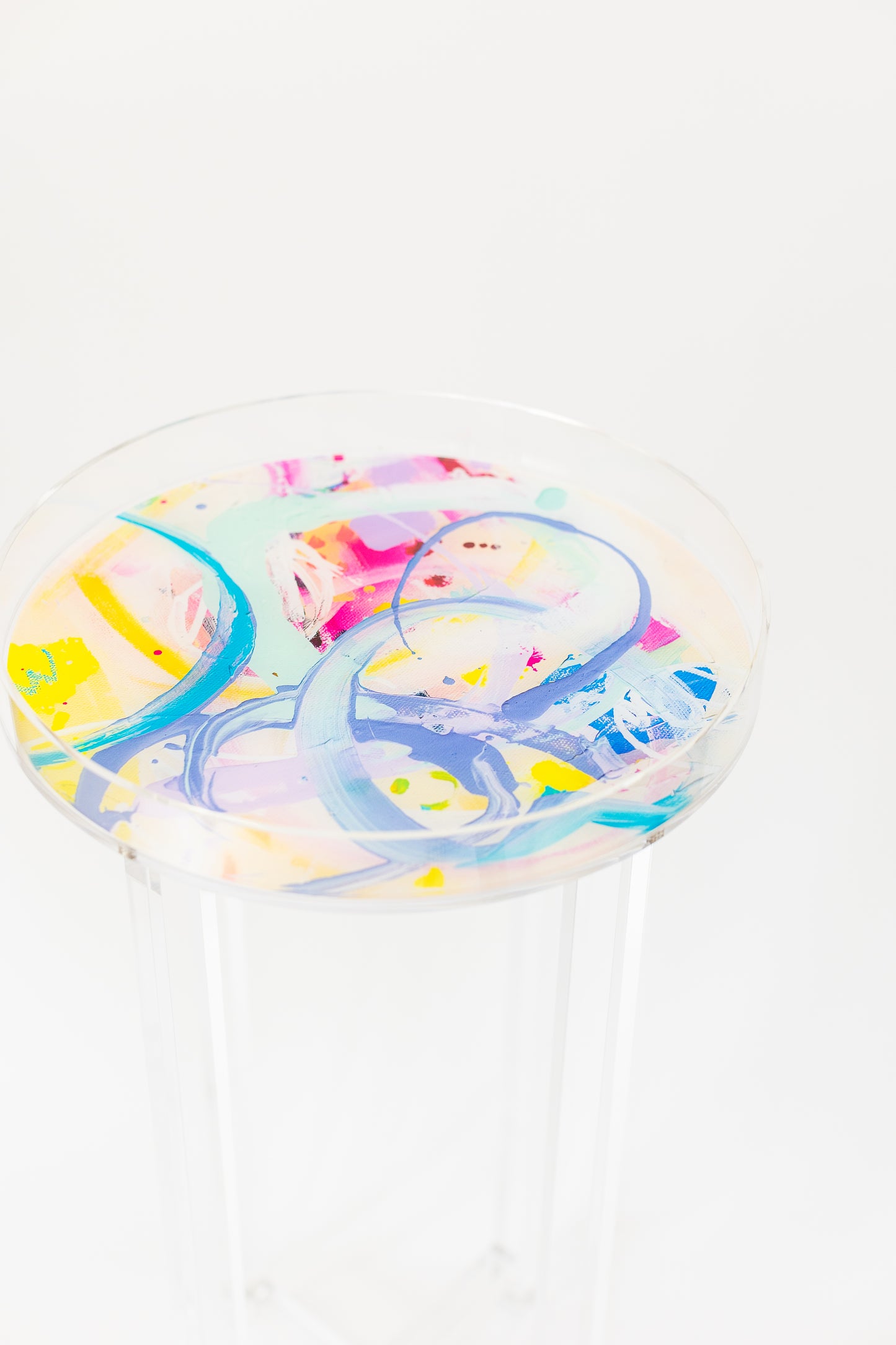 Lucite Side Table Insert