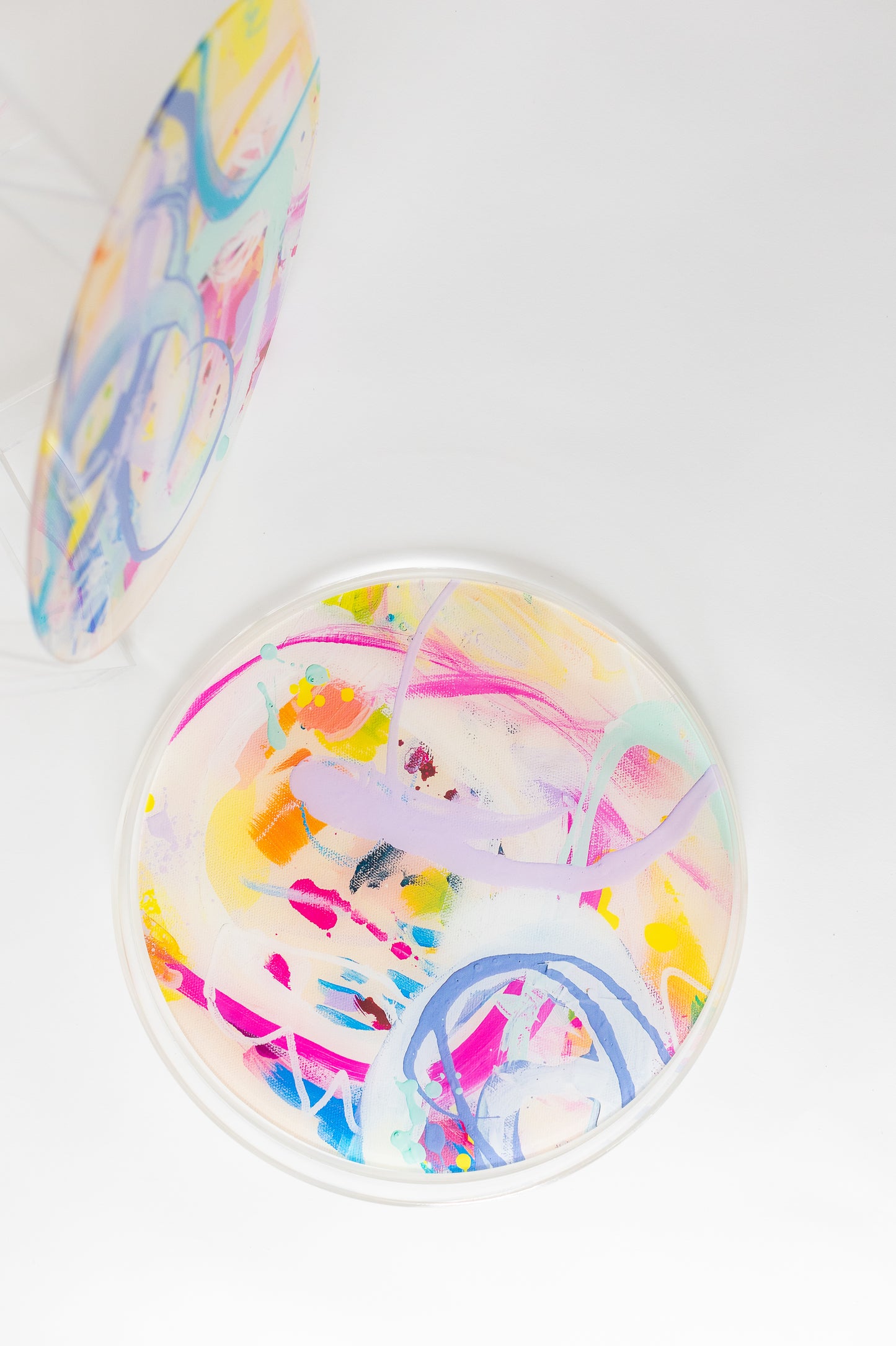 Lucite Side Table Insert