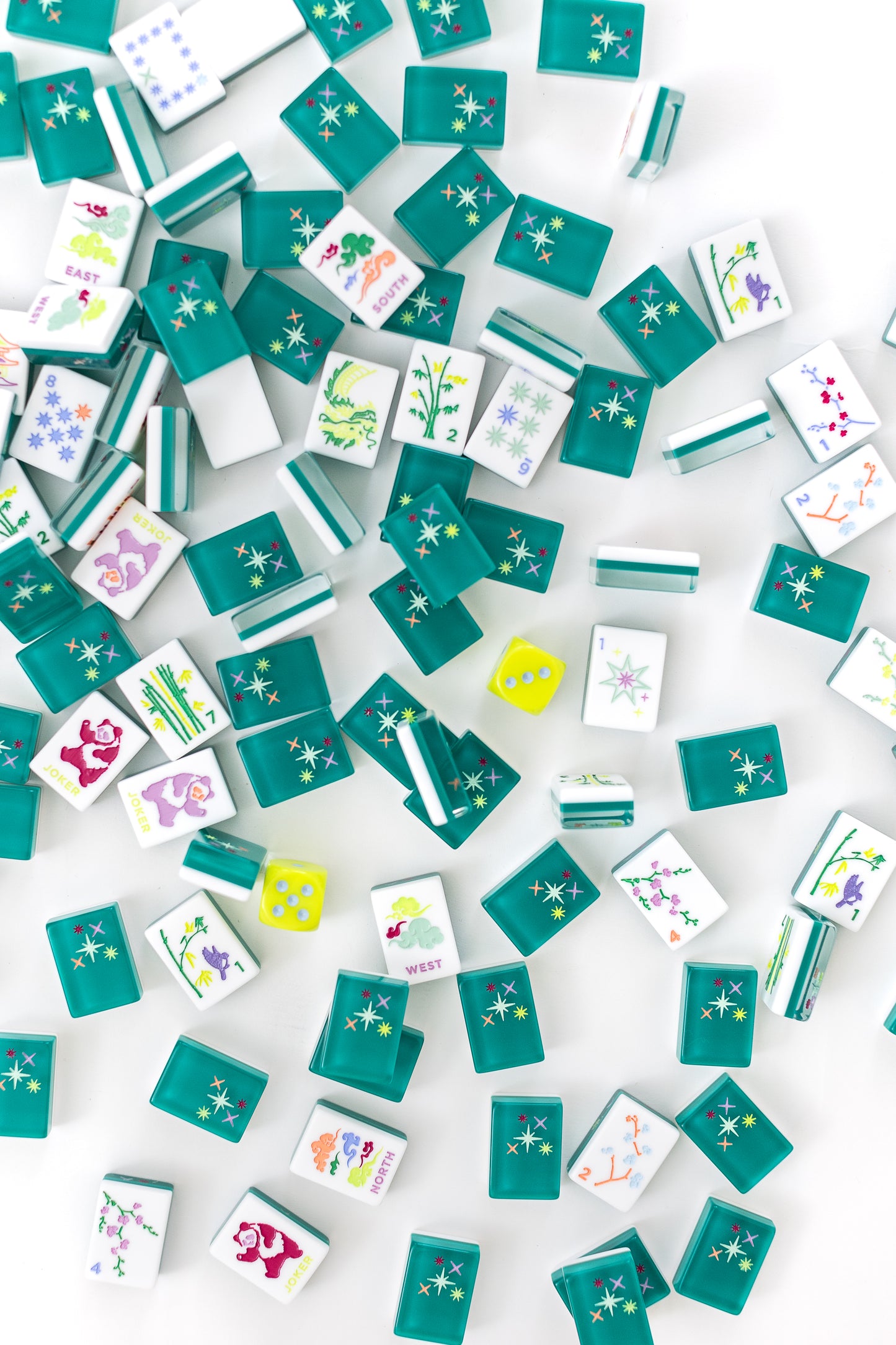 East Meets West Mahjong Tile Set