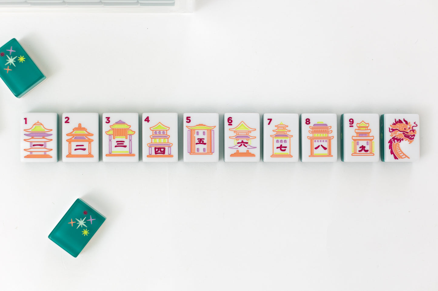 East Meets West Mahjong Tile Set