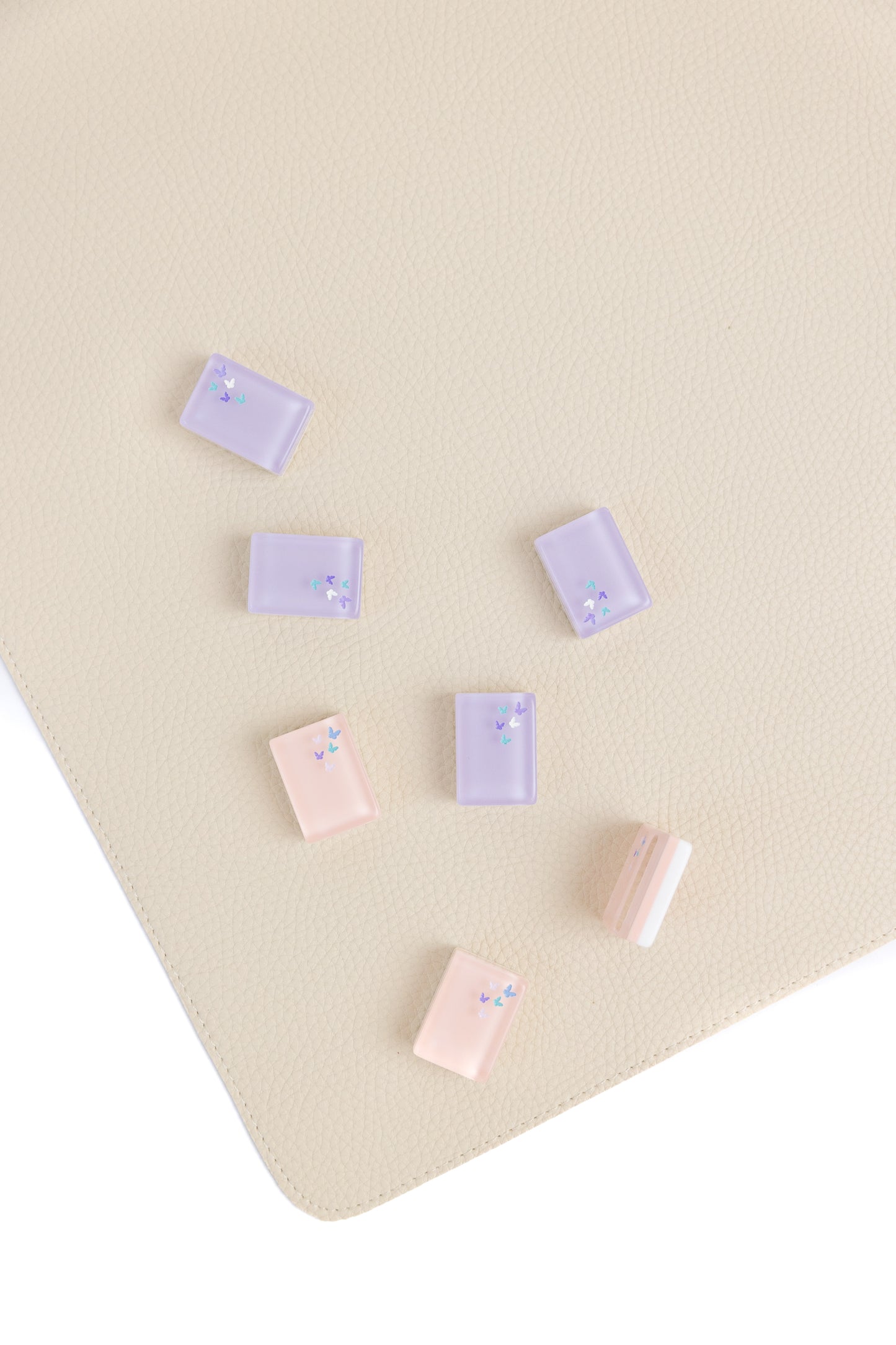 Vegan Leather Mahjong Mat (with plastic storage tube)