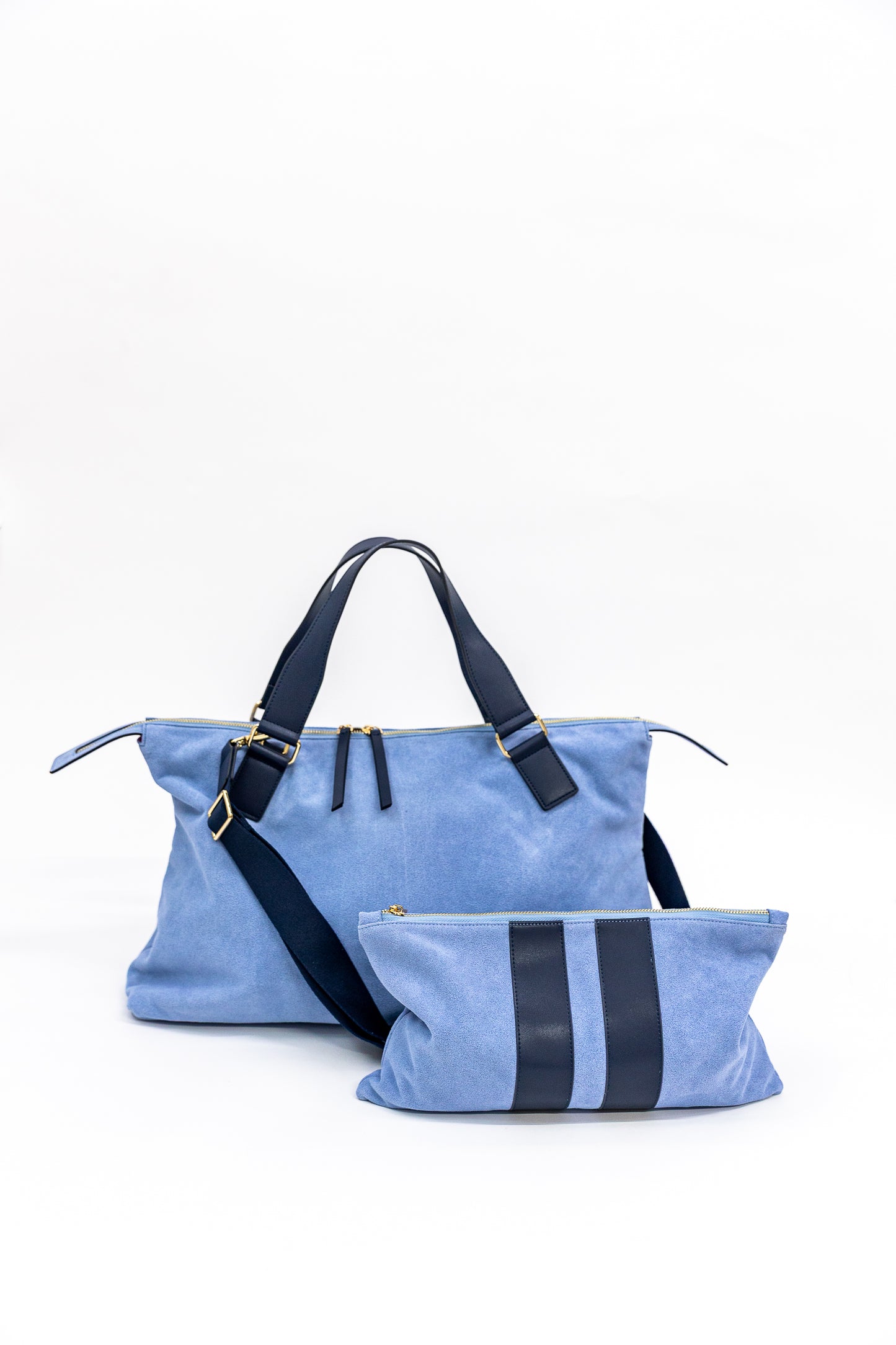Suede Carryall Bag