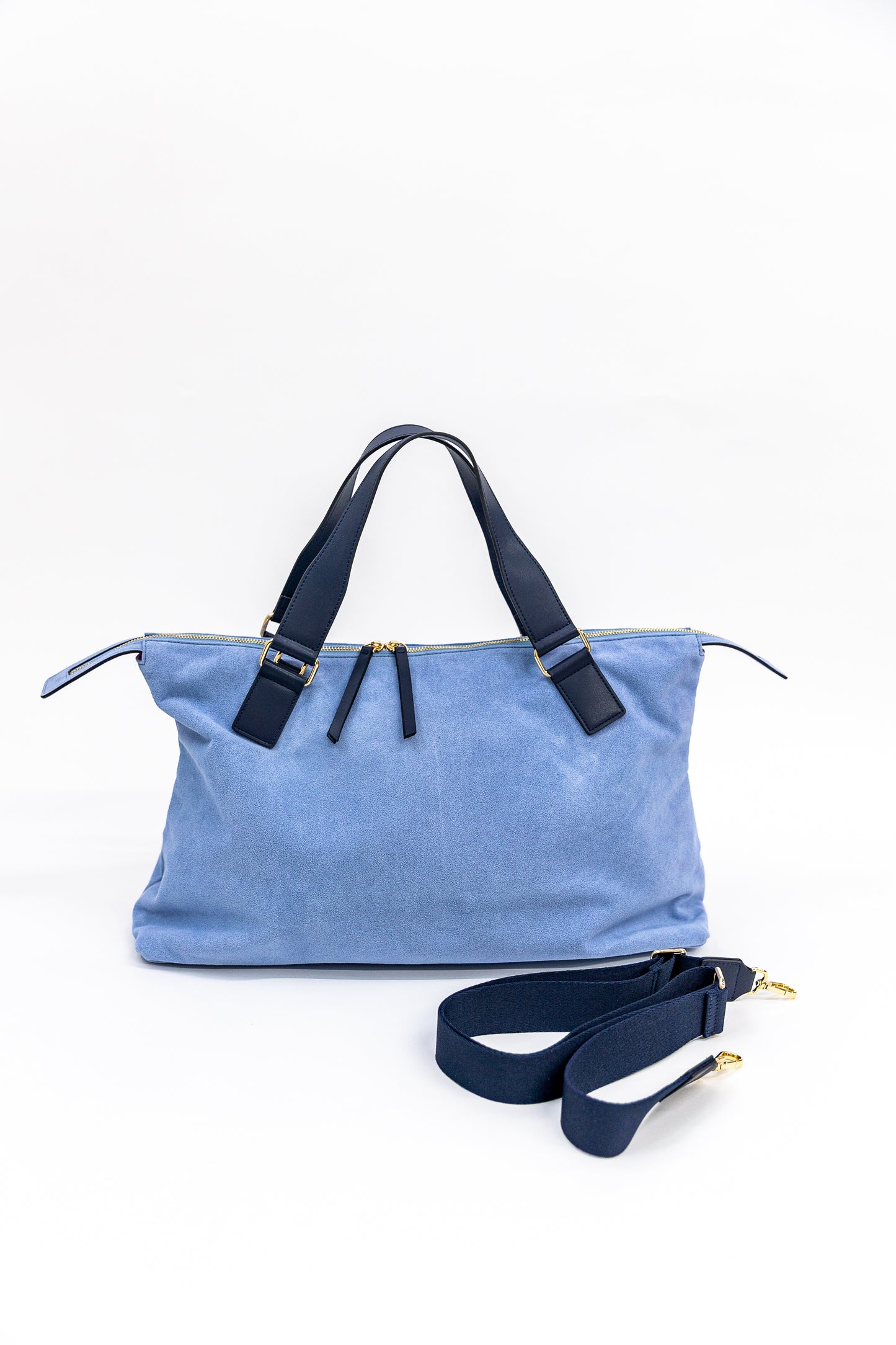 Suede Carryall Bag
