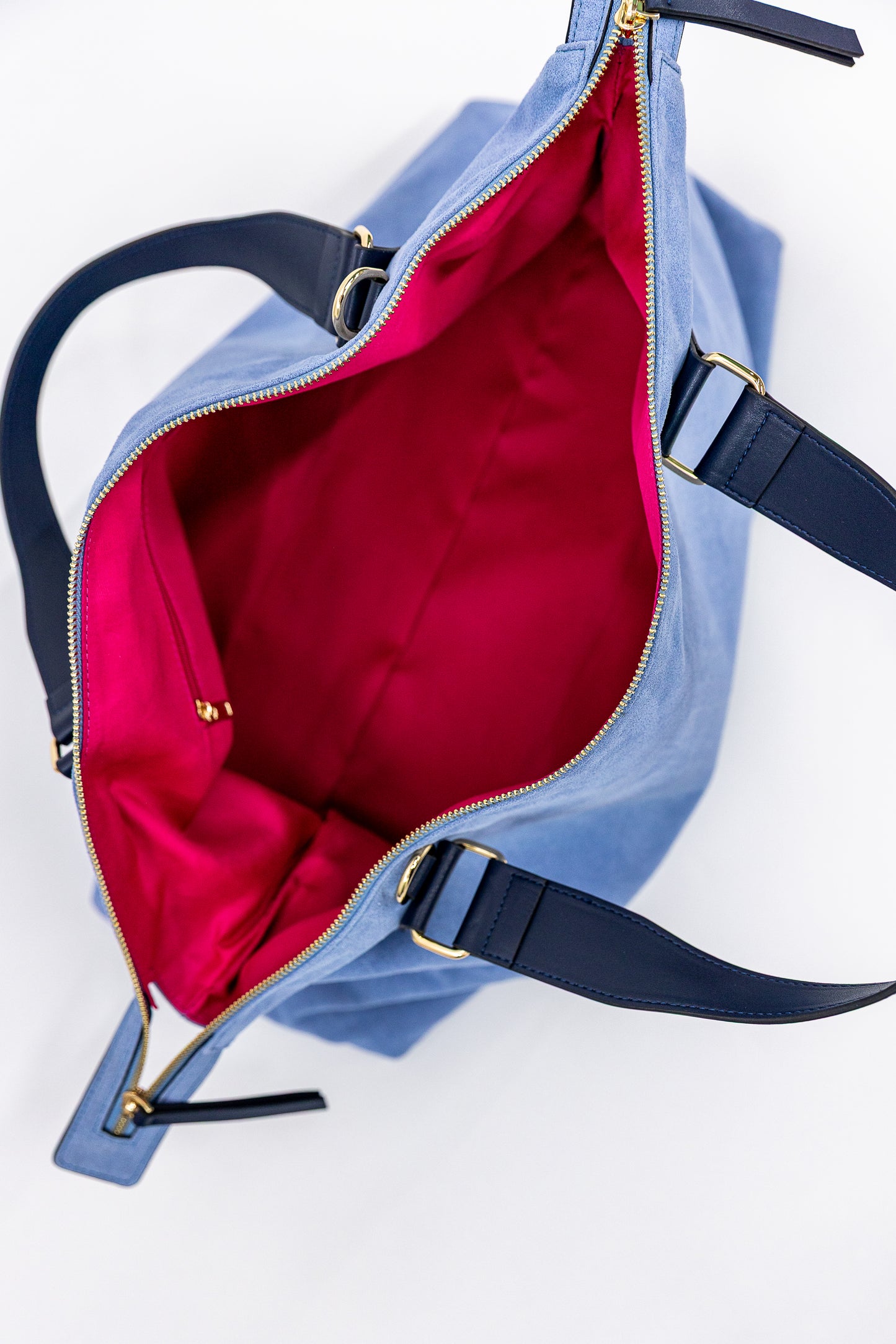Suede Carryall Bag