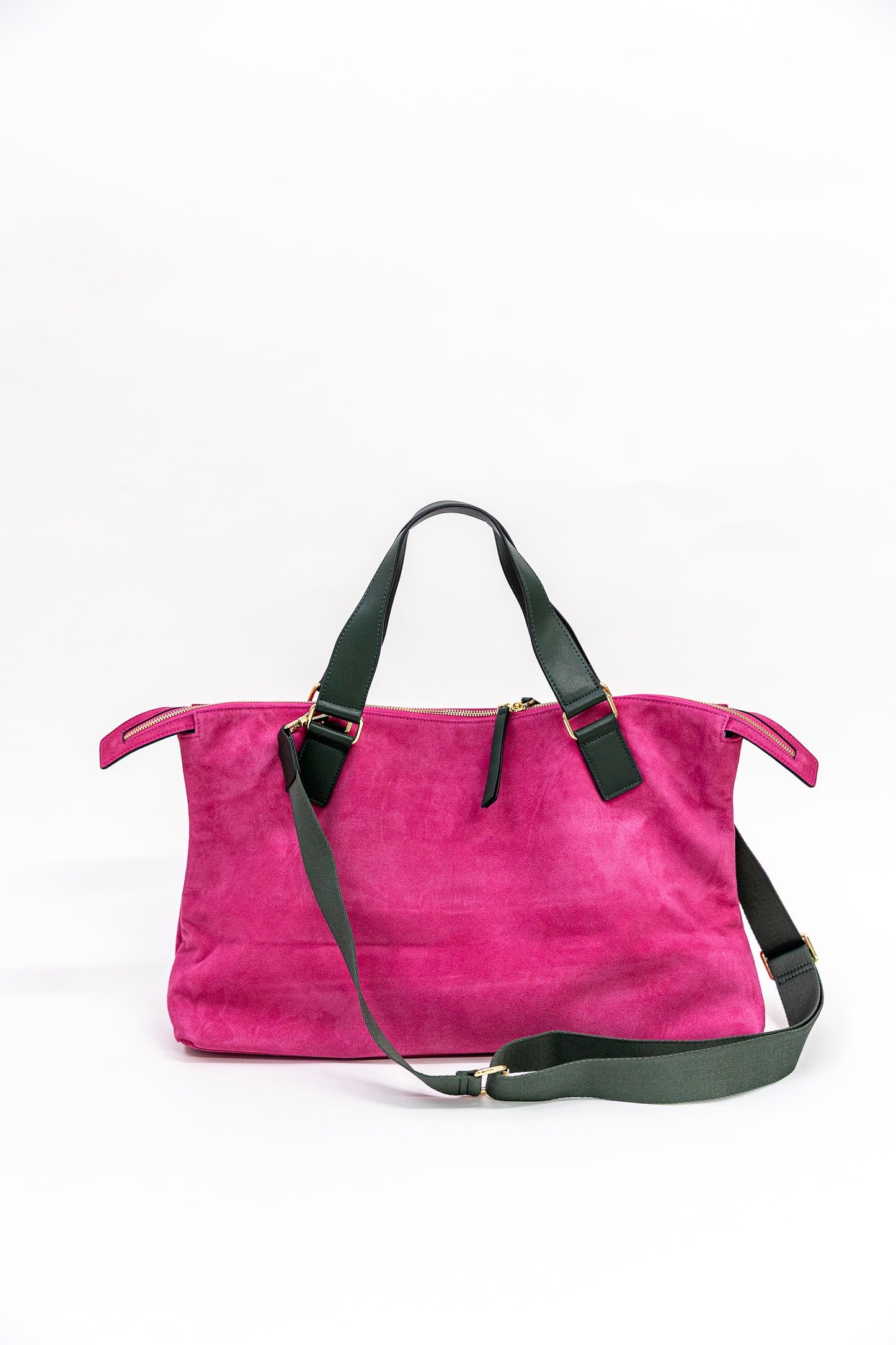 Suede Carryall Bag