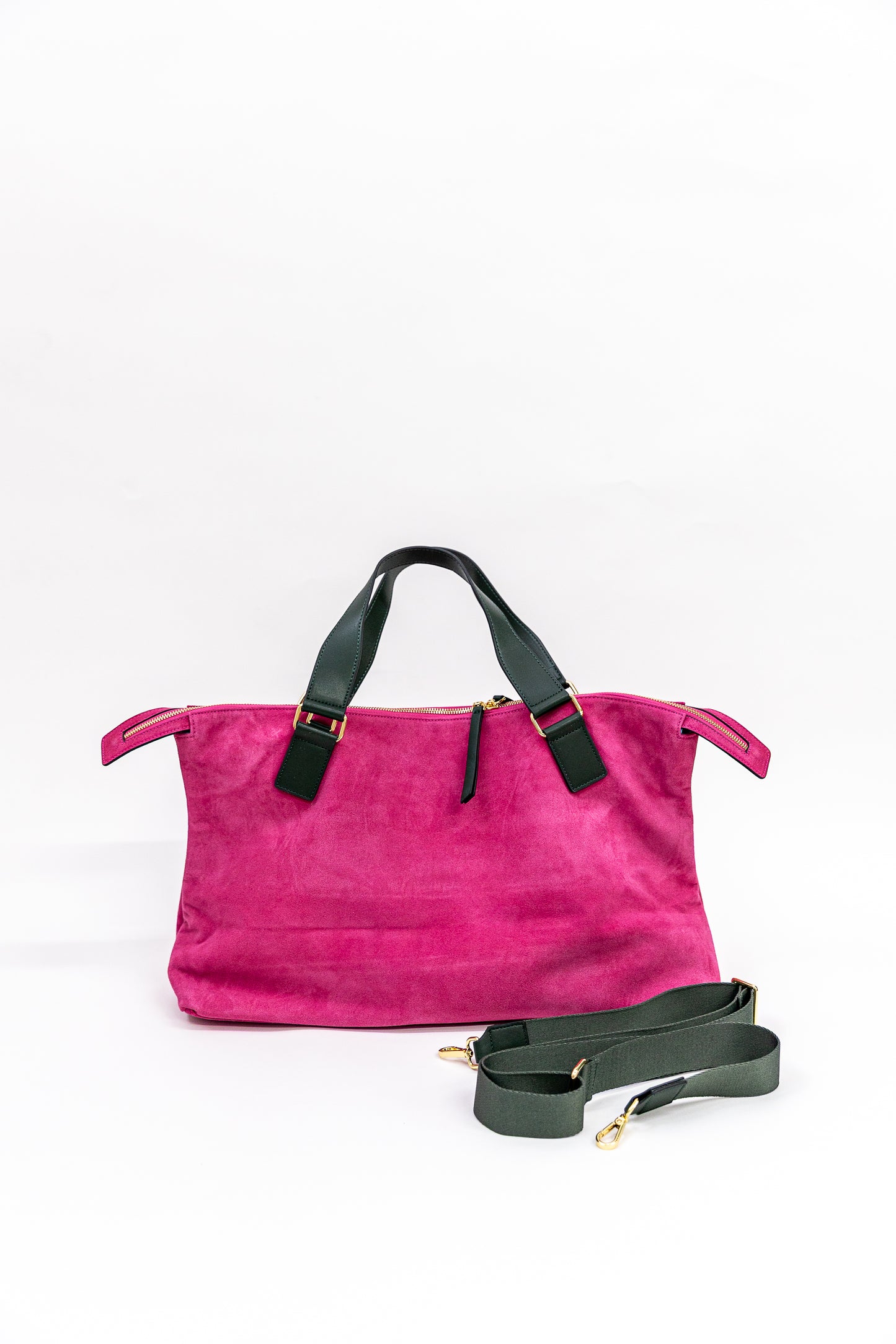 Suede Carryall Bag