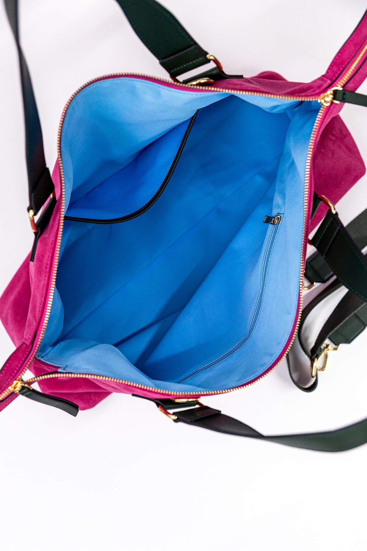 Suede Carryall Bag