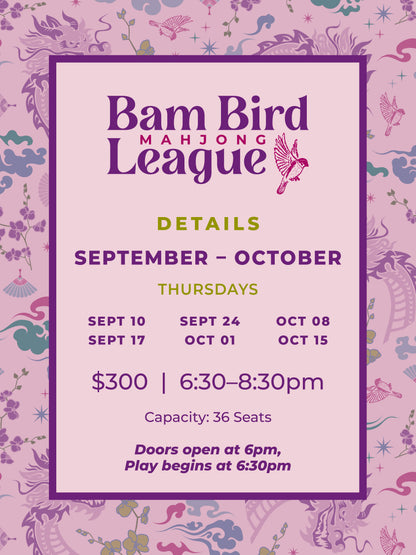 2026 Bam Bird Fall Social Club
