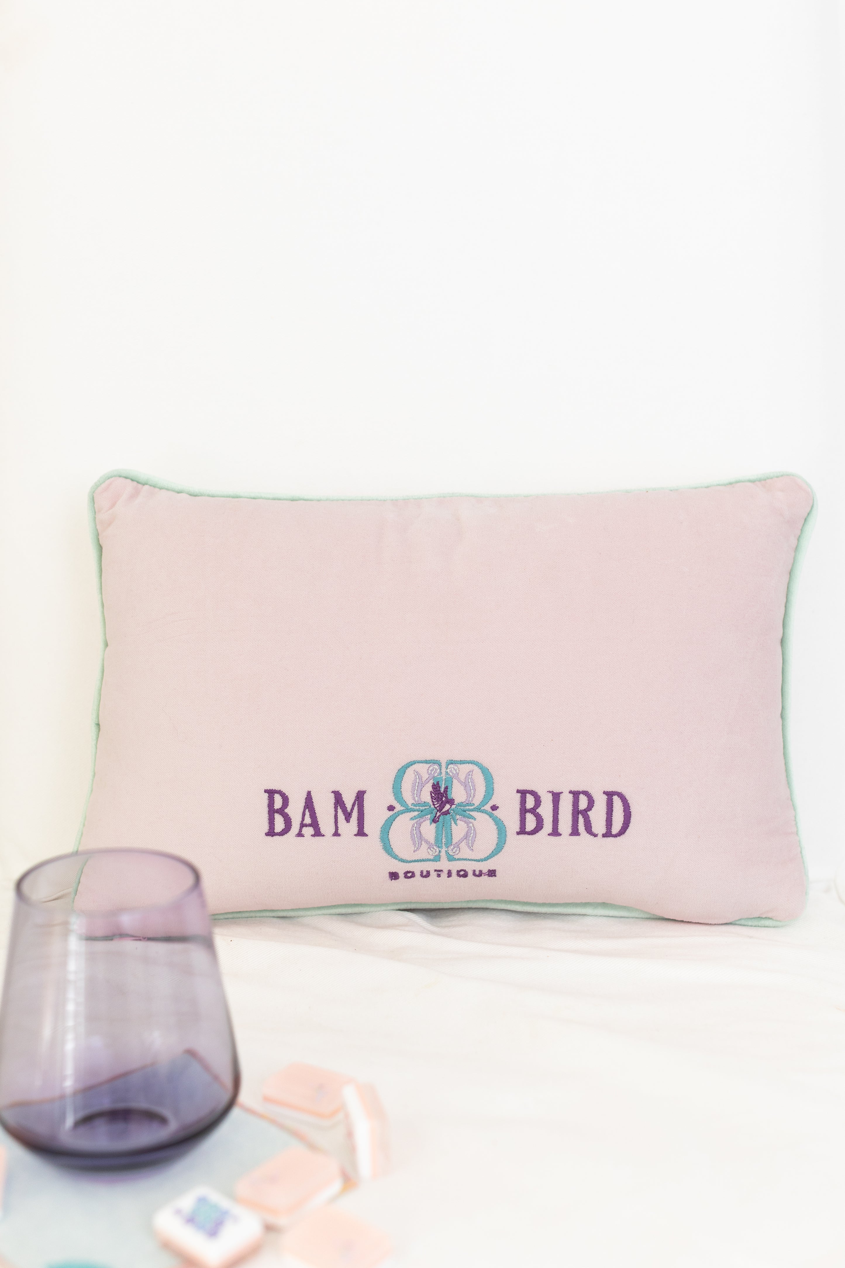 MAHJONG NEEDLEPOINT PILLOW