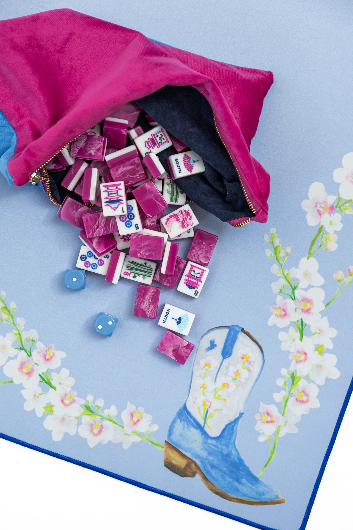 Boots & Bubbles Mahjong Tile Set