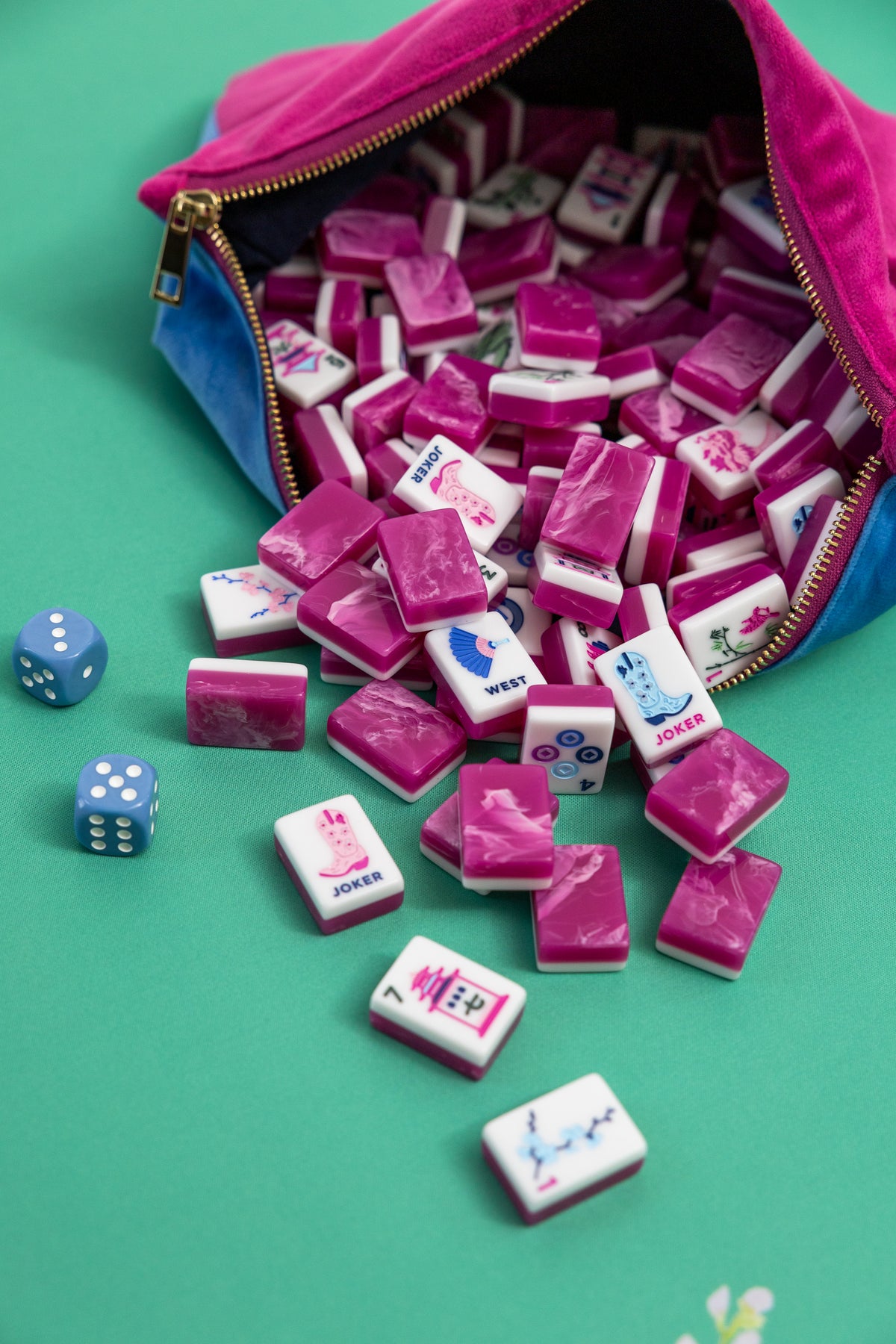 Boots & Bubbles Mahjong Tile Set