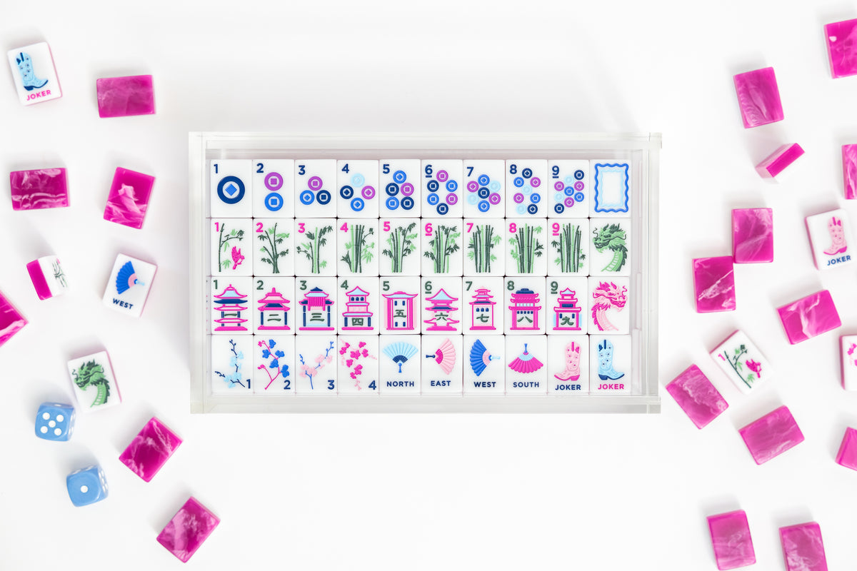 Boots & Bubbles Mahjong Tile Set