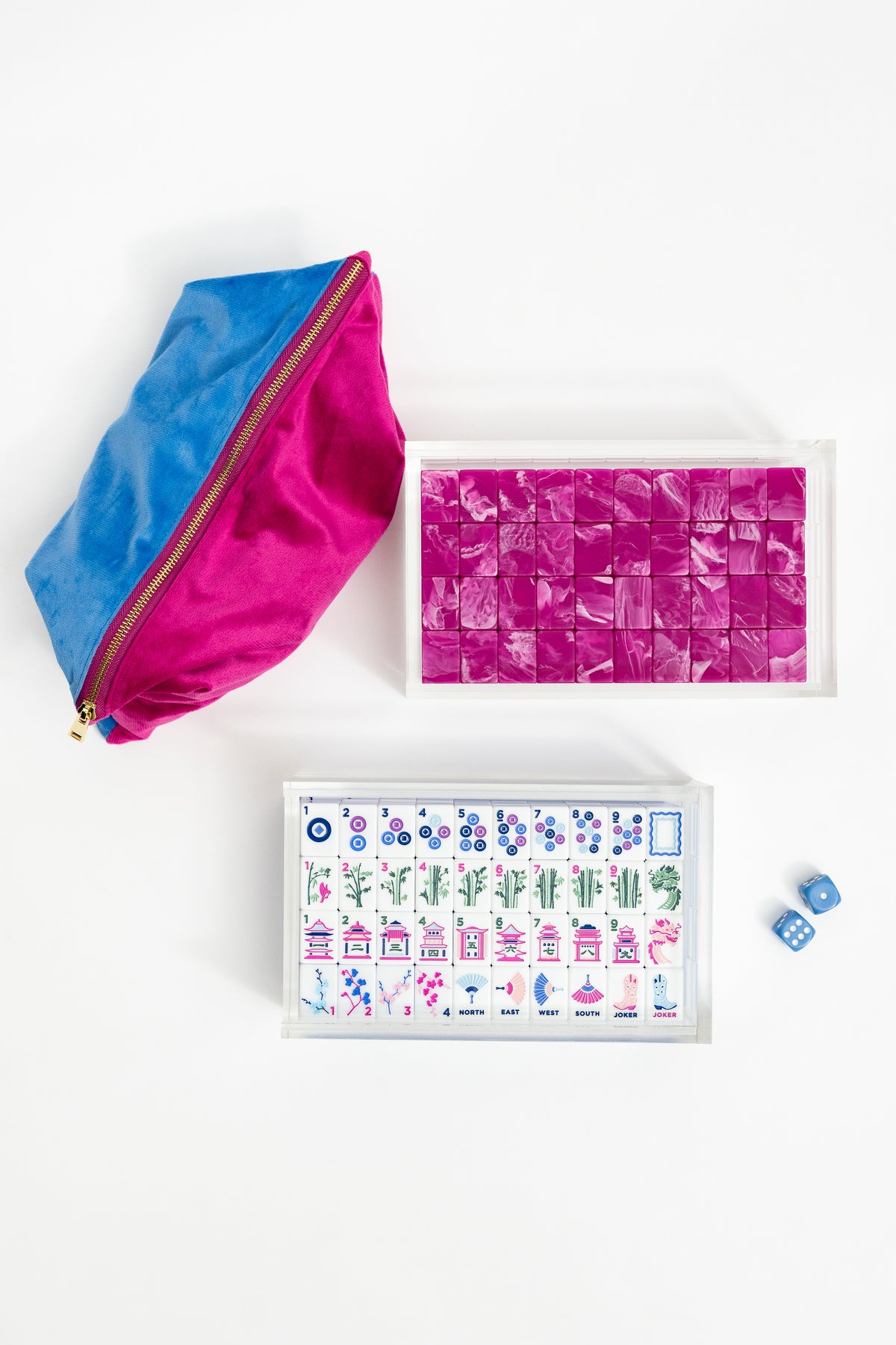 Boots & Bubbles Mahjong Tile Set