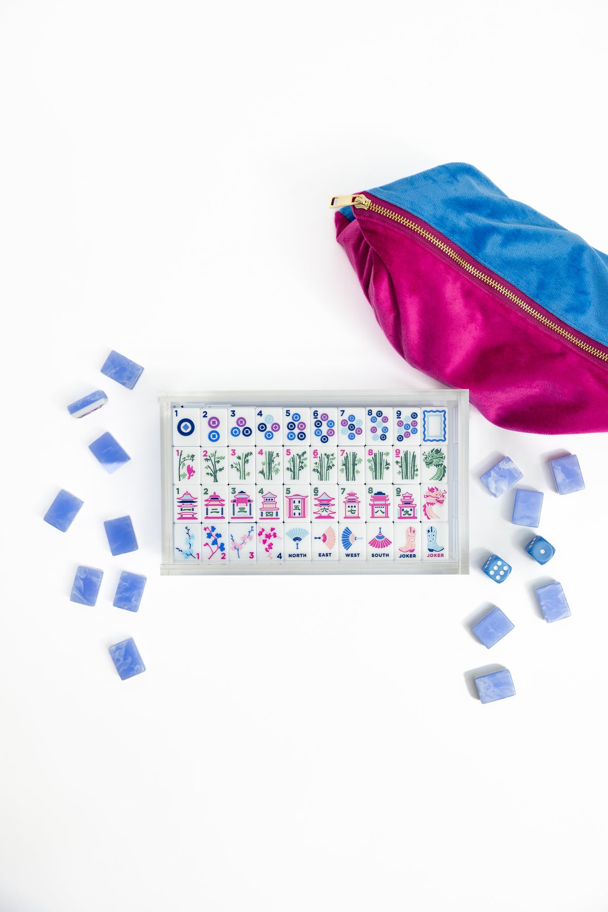 Boots & Bubbles Mahjong Tile Set