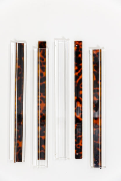 Lucite Mahjong Rack & Pusher Set
