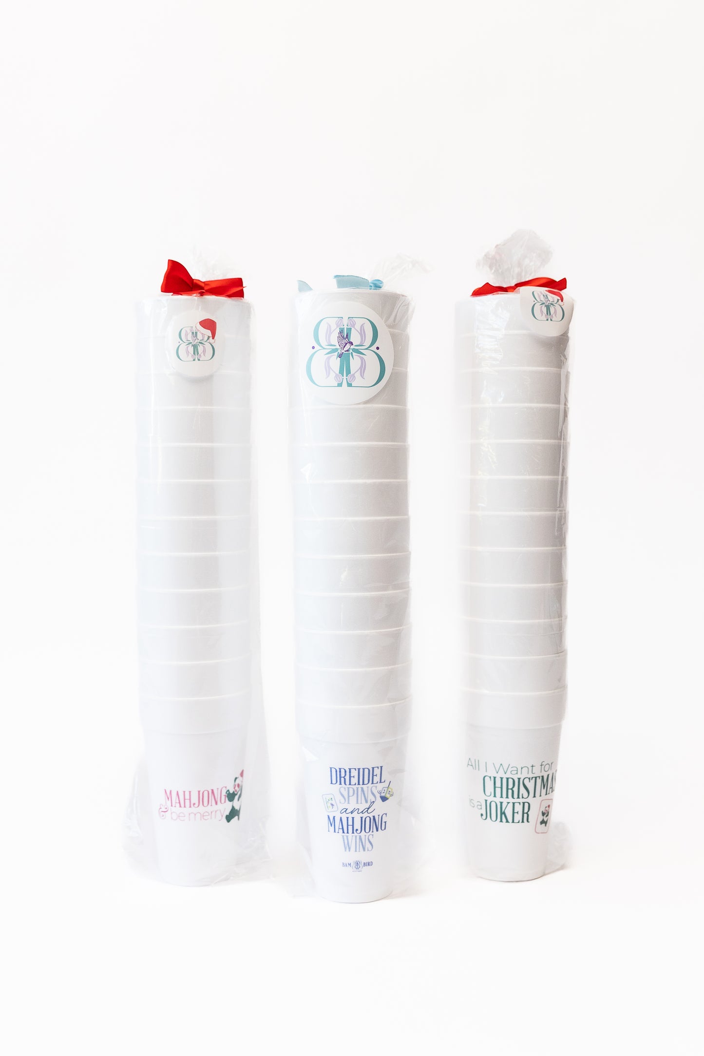Holiday Styrofoam Cups