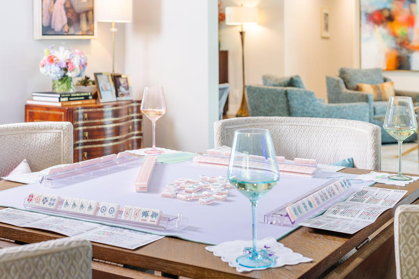 Colored Stemmed Wine Glasses