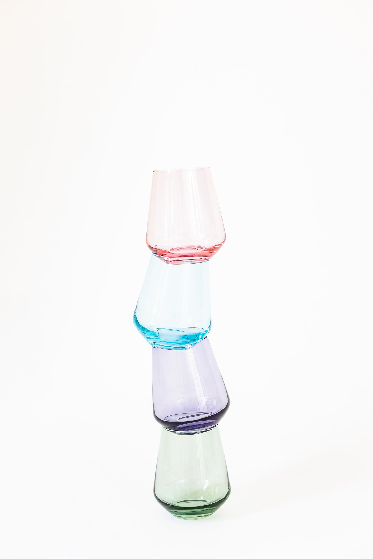 Colored Stemless Wine Glasses
