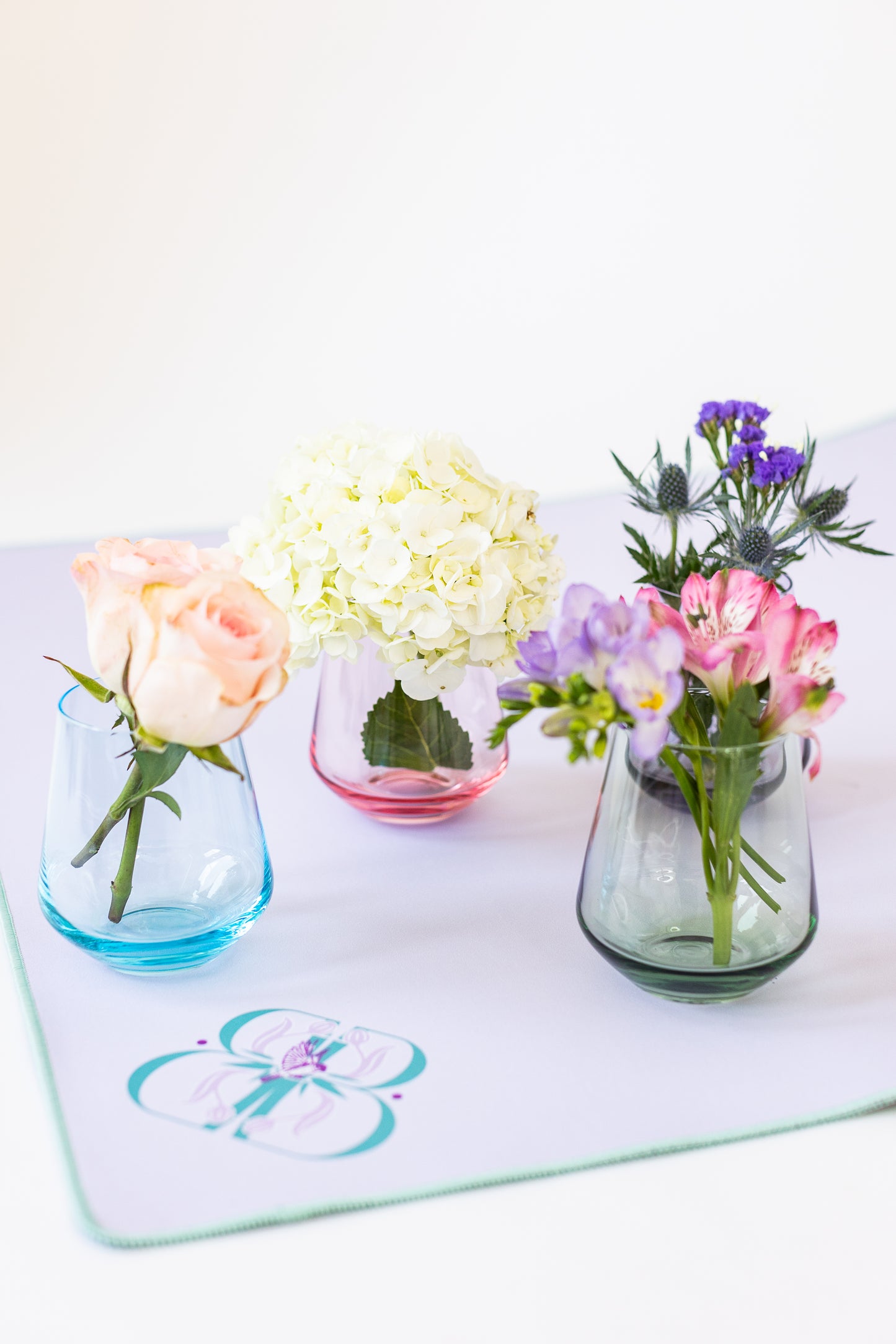 Colored Stemless Wine Glasses