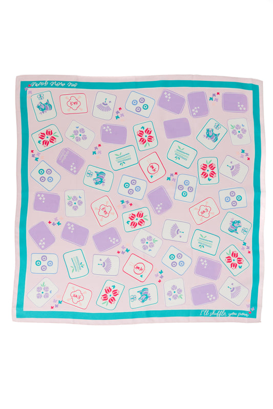 Storybook Scarves X Bam Bird Boutique Silk Scarf