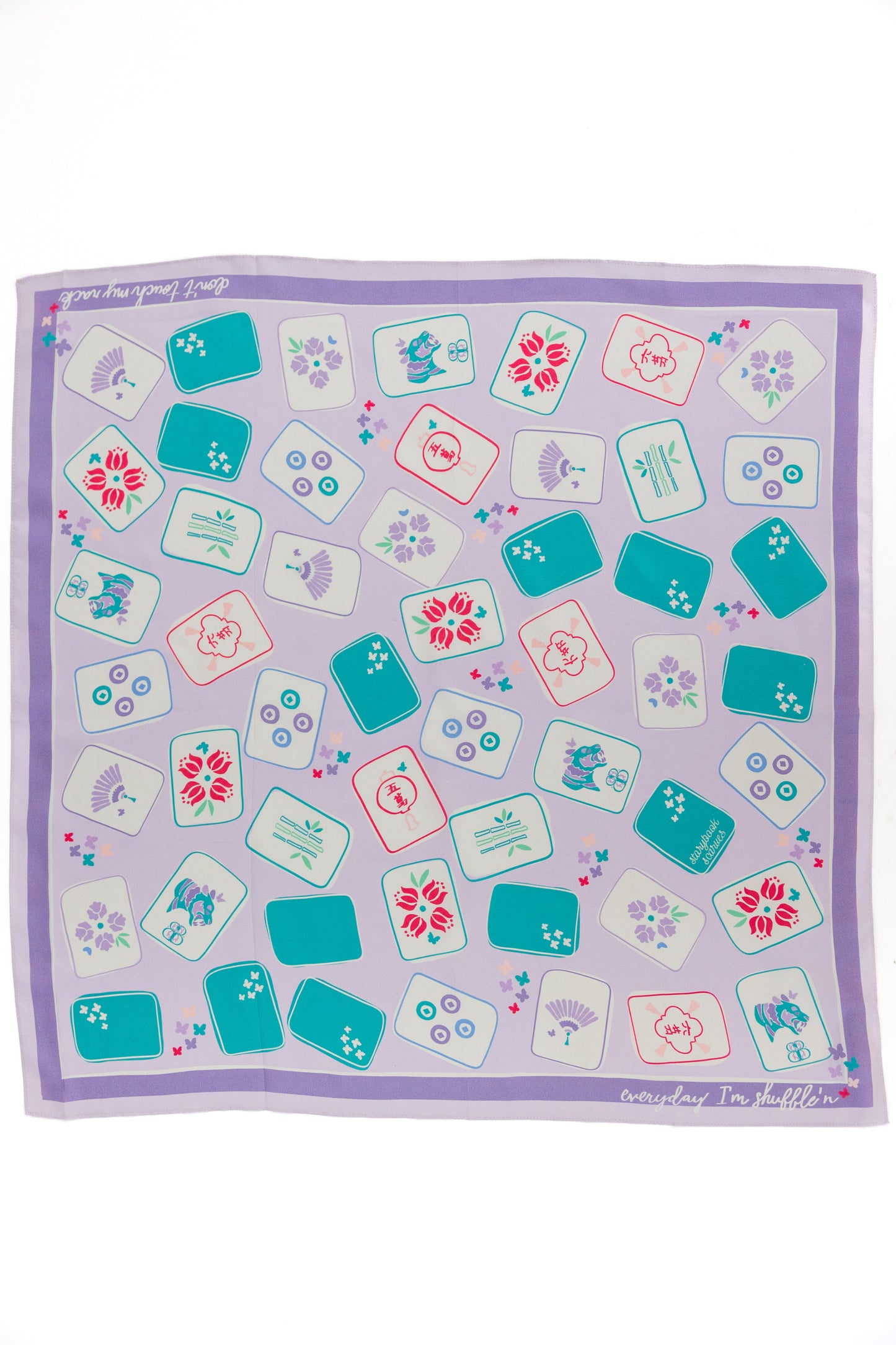 Storybook Scarves X Bam Bird Boutique Silk Scarf