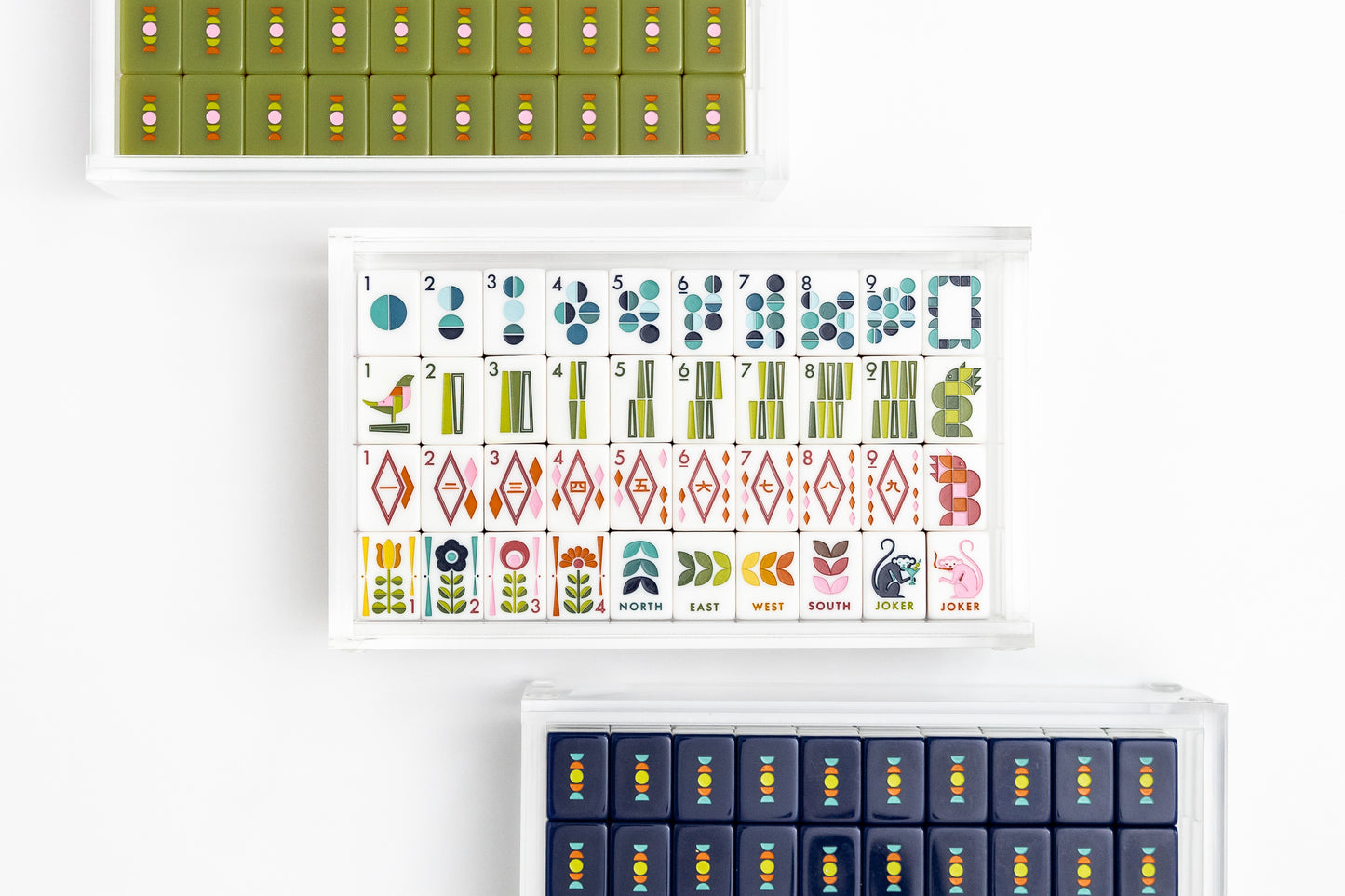MCM Mahjong Tile Set
