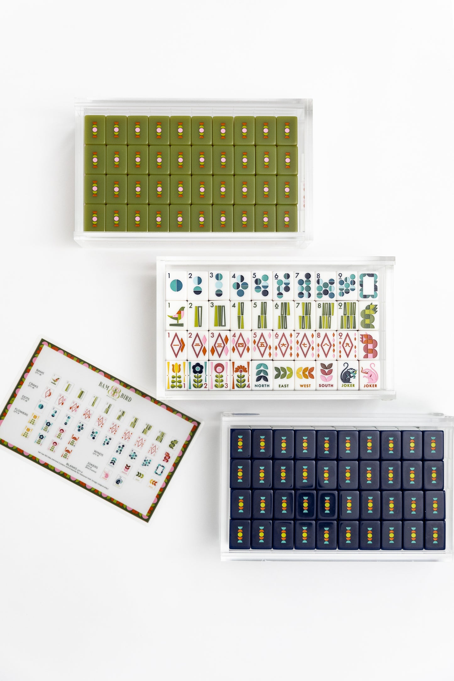 MCM Mahjong Tile Set