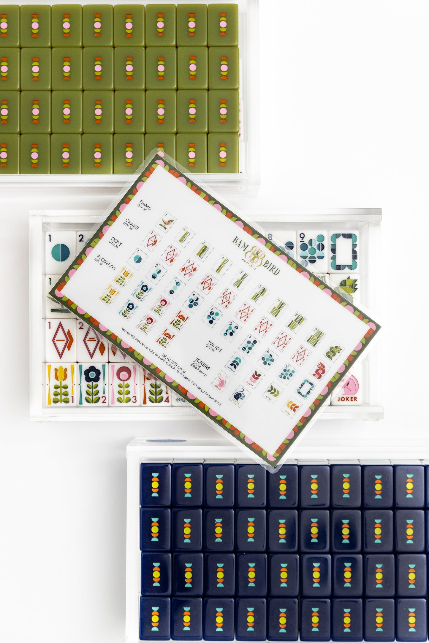 MCM Mahjong Tile Set