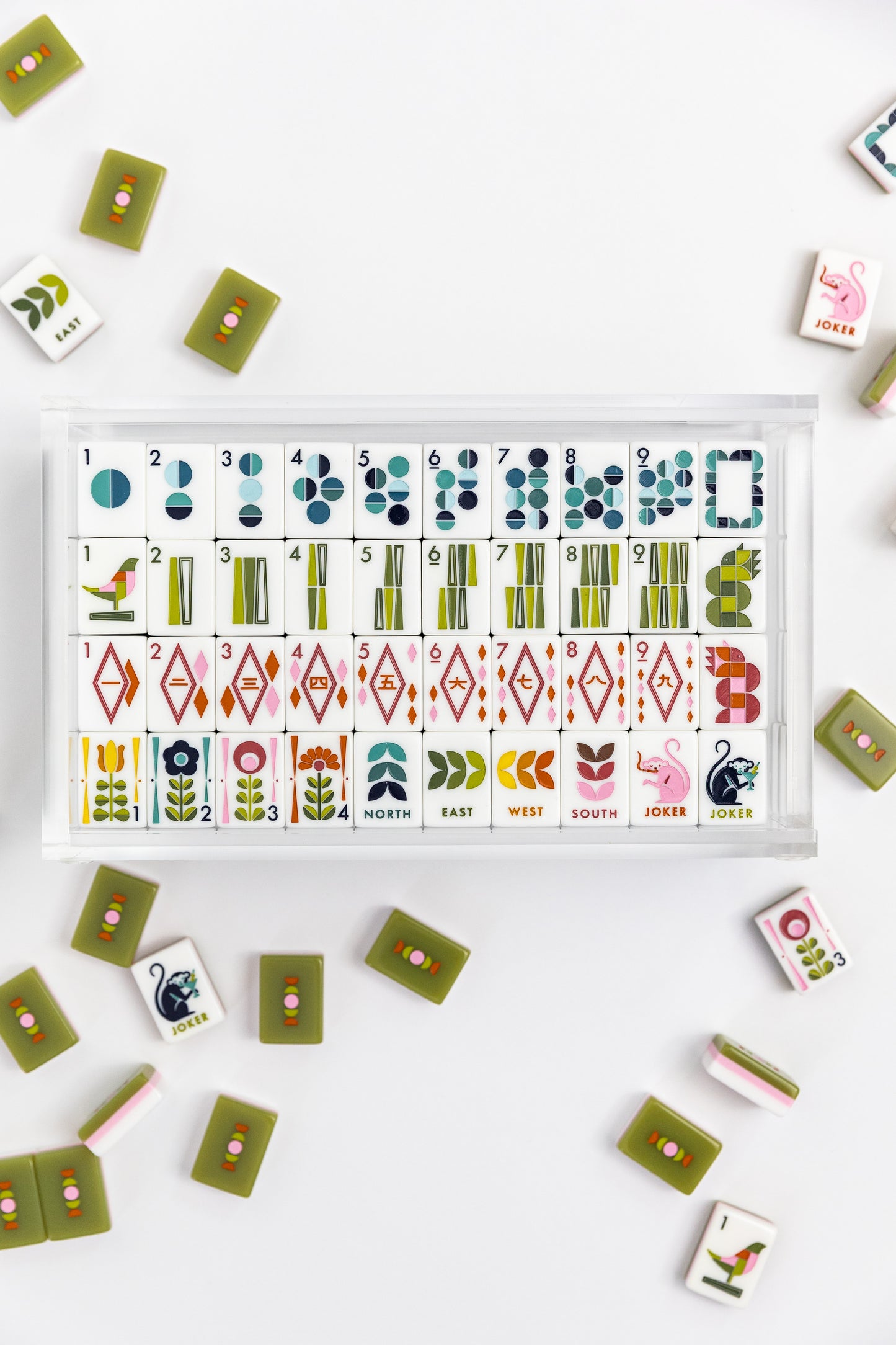 MCM Mahjong Tile Set