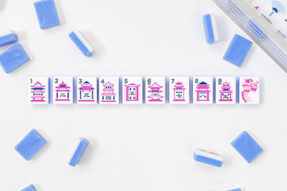 Boots & Bubbles Mahjong Tile Set