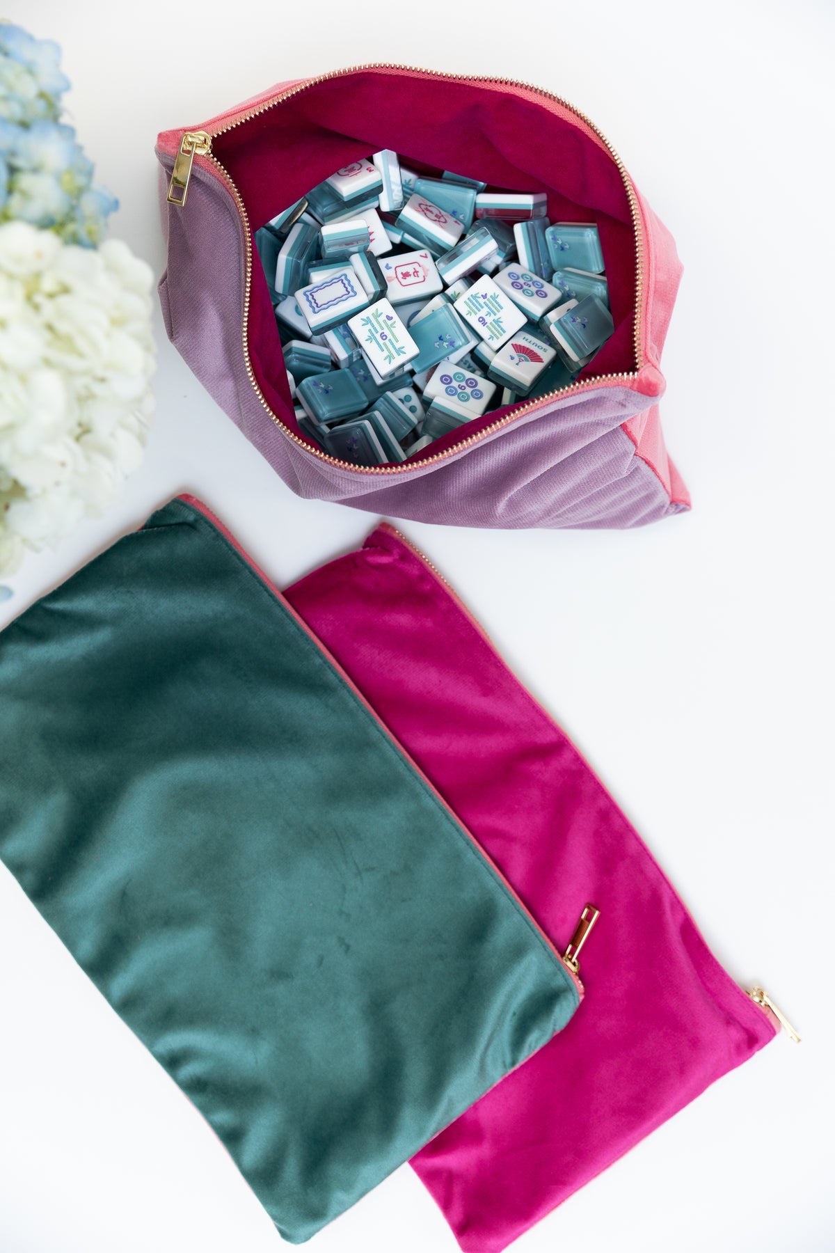 Classic Velvet Tile Bag – Bam Bird Boutique