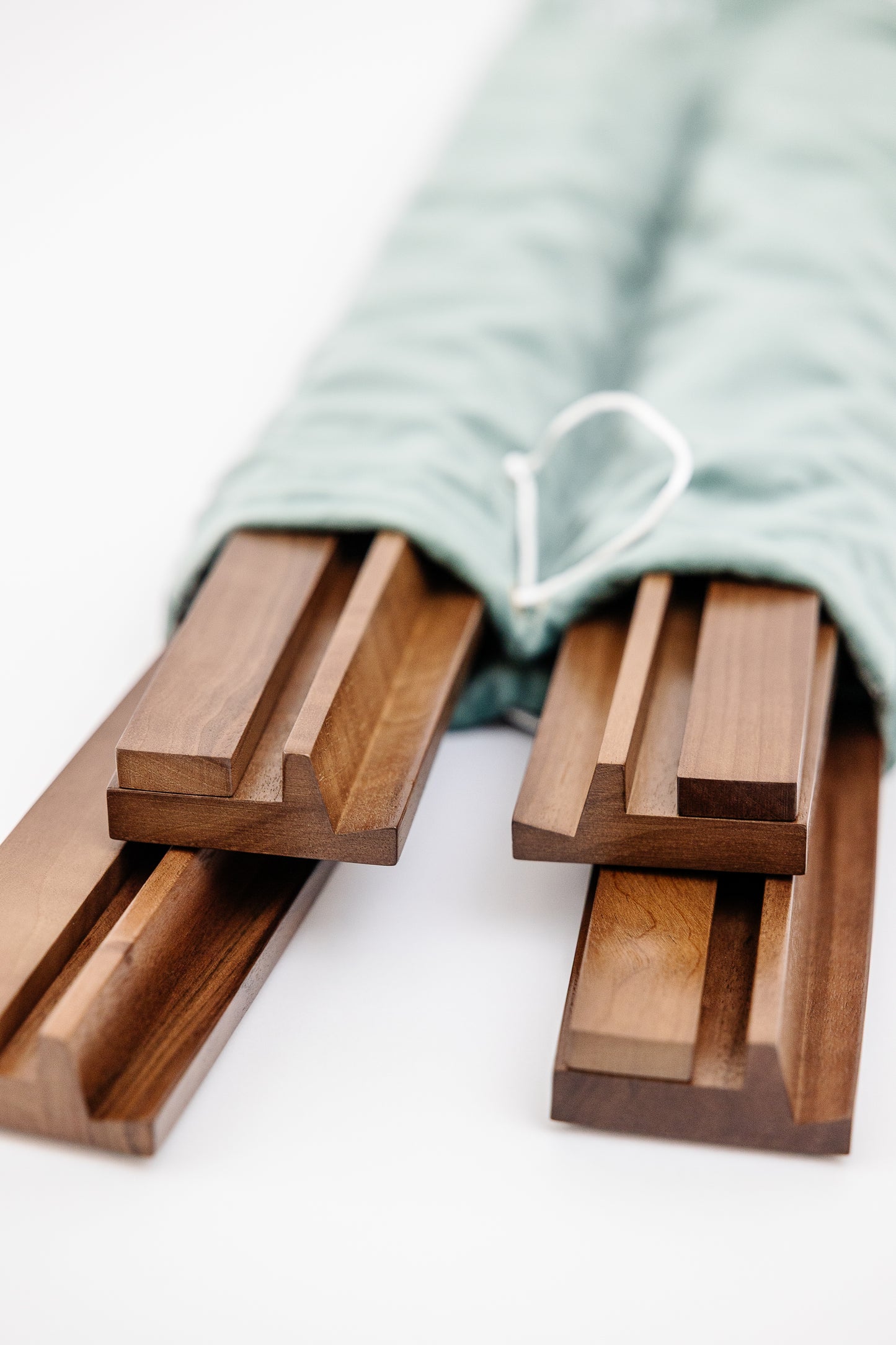 Wooden Mahjong Rack & Pusher Set