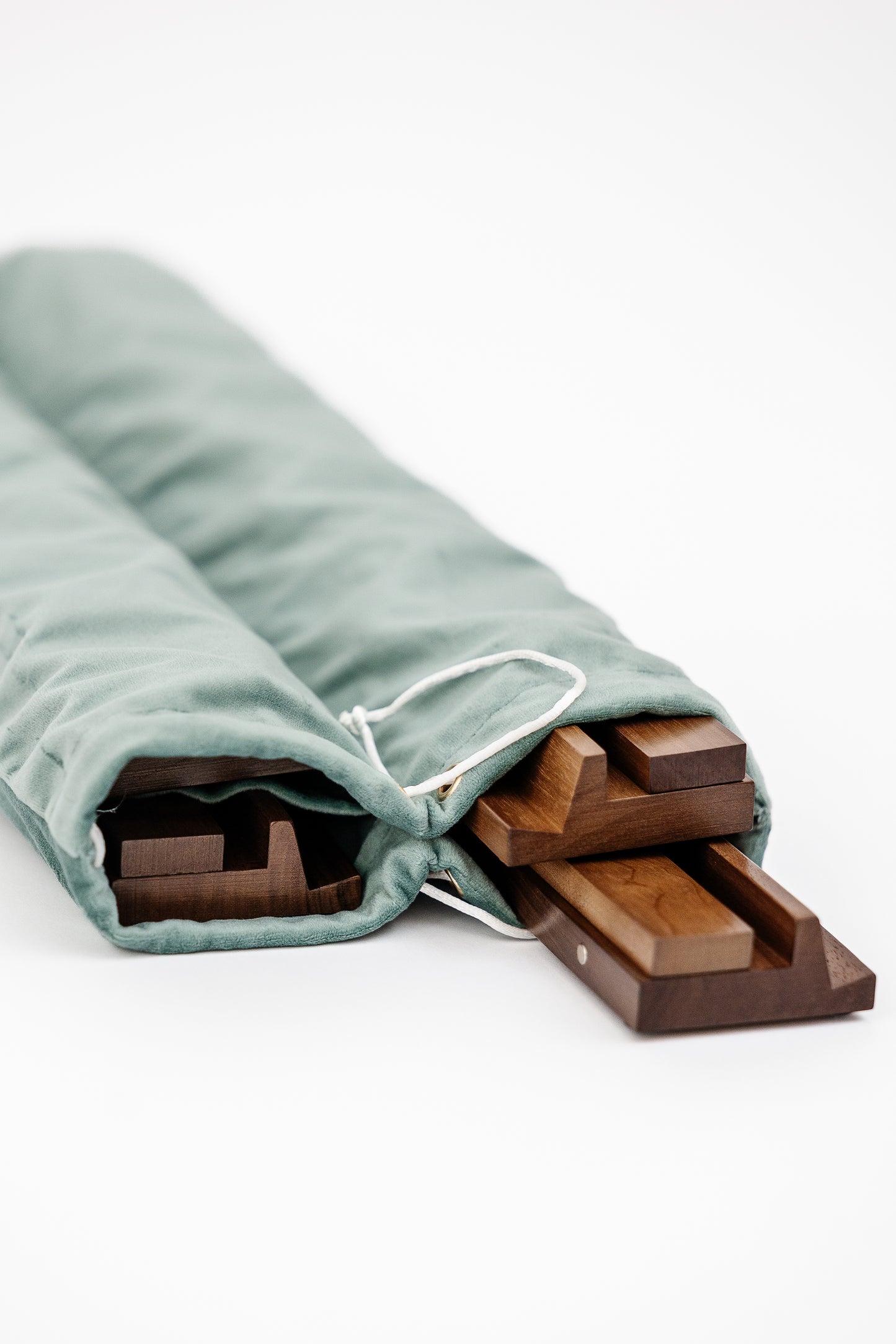 Wooden Mahjong Rack & Pusher Set