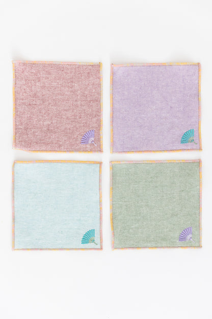 Atelier Saucier X Bam Bird Boutique cocktail napkins (set of 4)