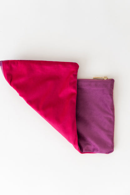 East Meets West Velvet Tile Bag