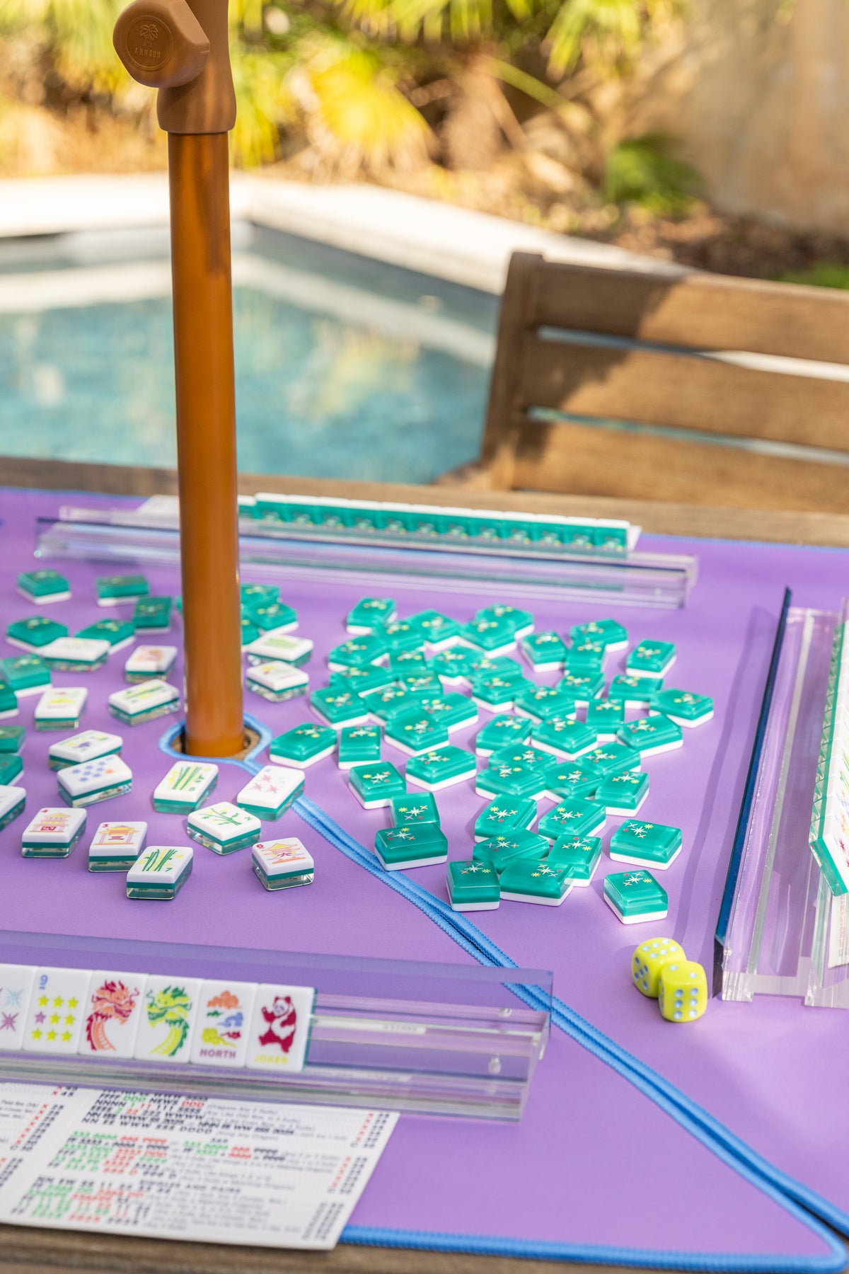 Neoprene Umbrella Mahjong Mat