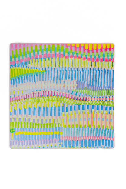 Bright Abstract Neoprene Mahjong Mat