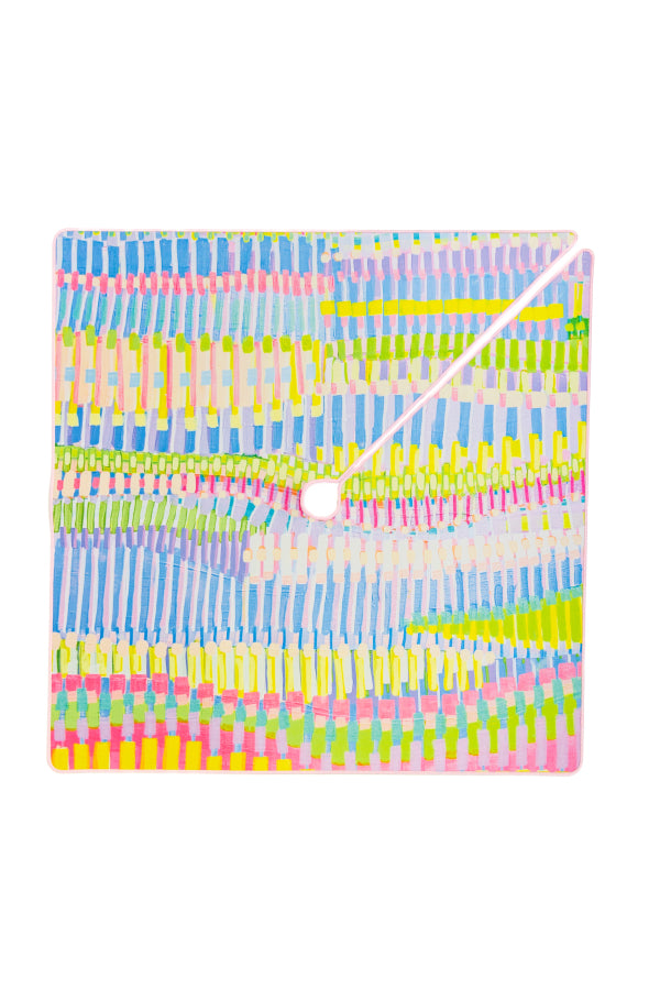 Bright Abstract Neoprene Umbrella Mahjong Mat