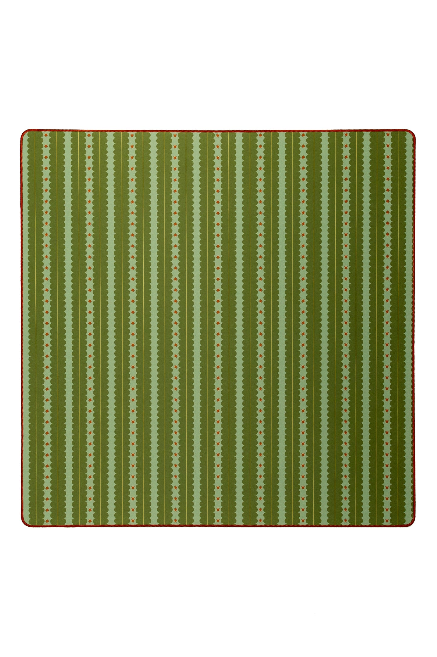 Fall Simply Scalloped Neoprene Mahjong Mat