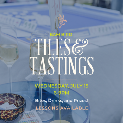 Tiles & Tastings Event - Wed., July 15